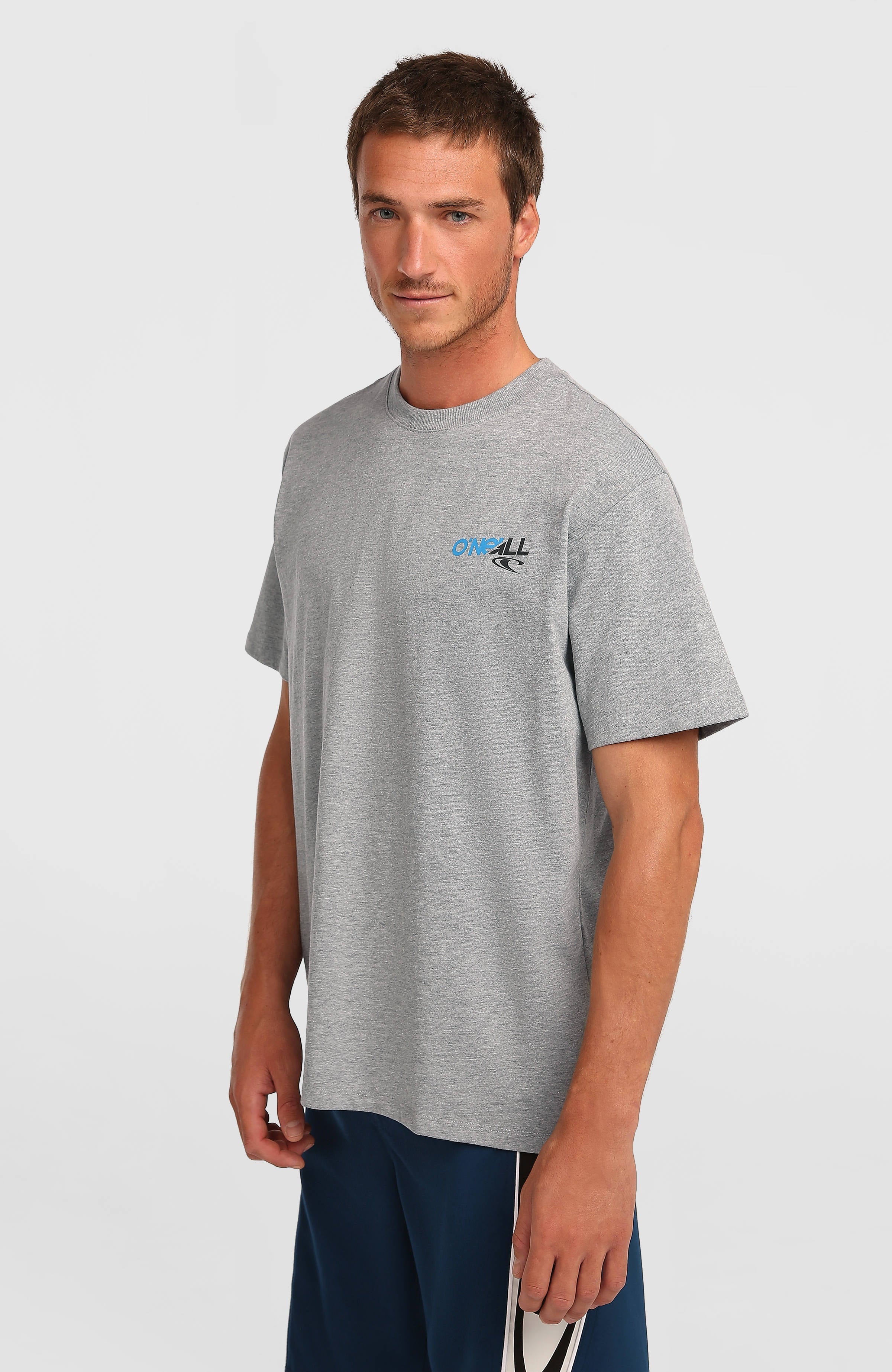 Essentials 90s Graphic T-Shirt Silver Melee