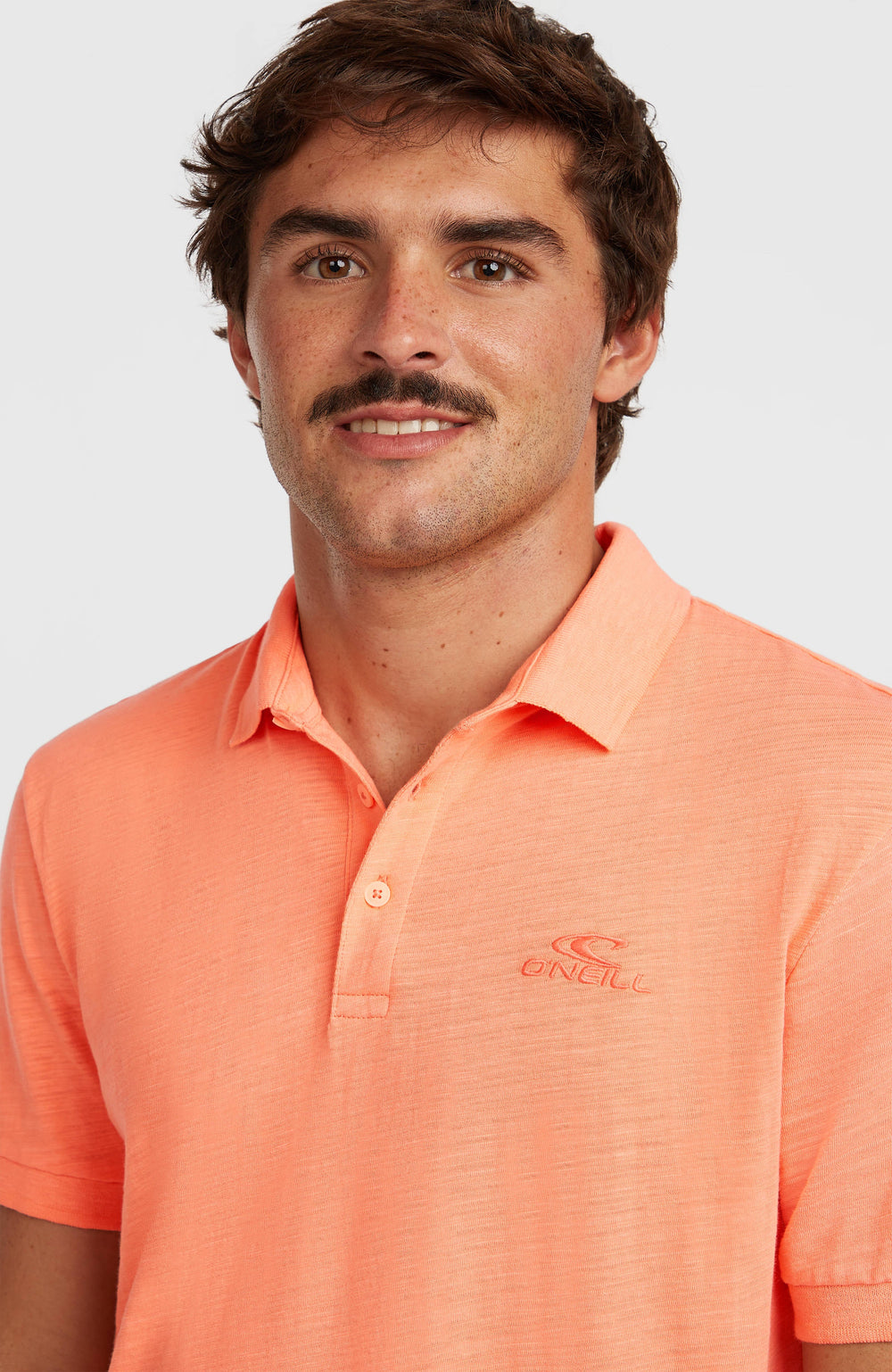 Slub Polo Funky Peach
