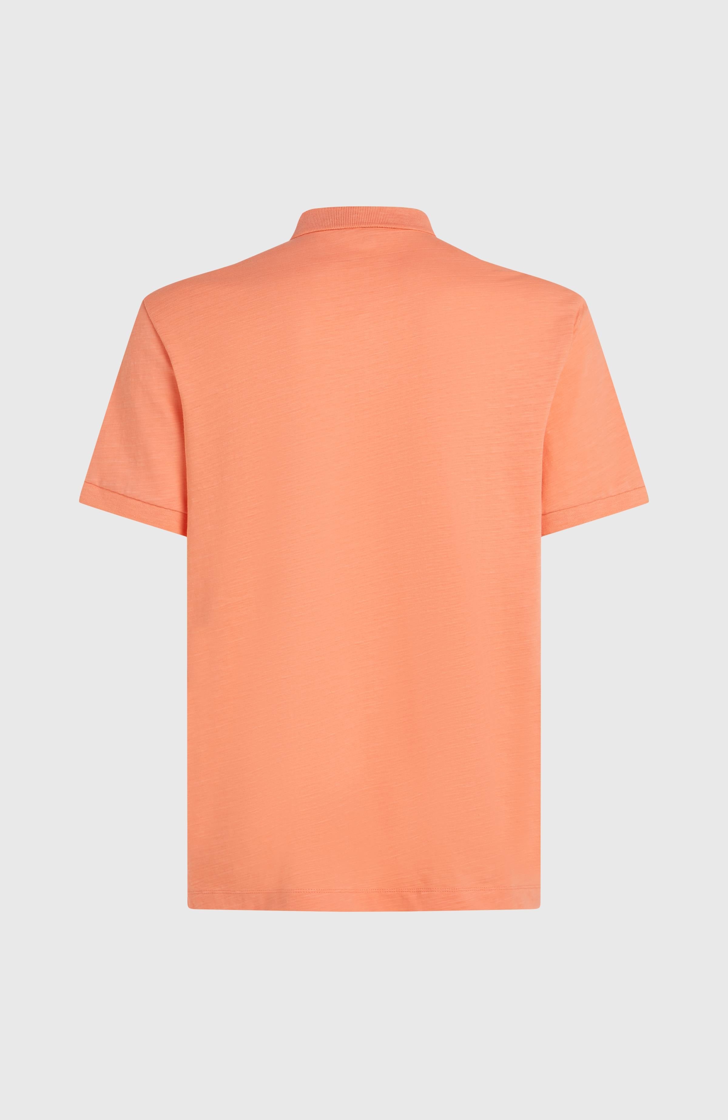 Slub Polo Funky Peach