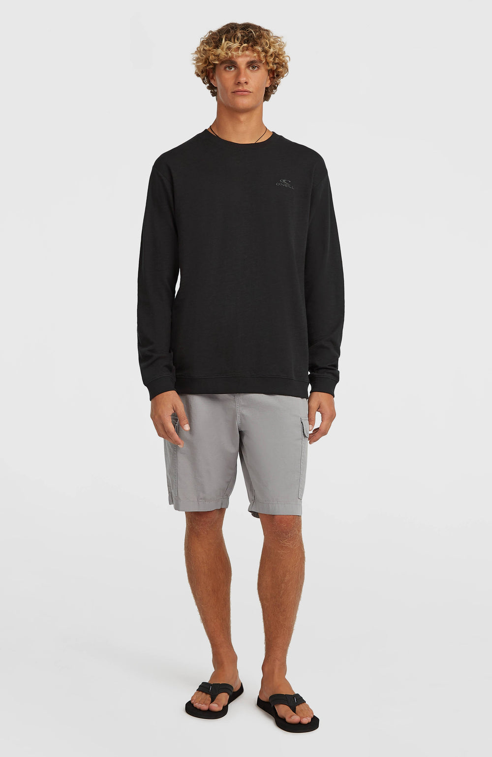 O'Neill Slub Long-Sleeve T-Shirt Black Out
