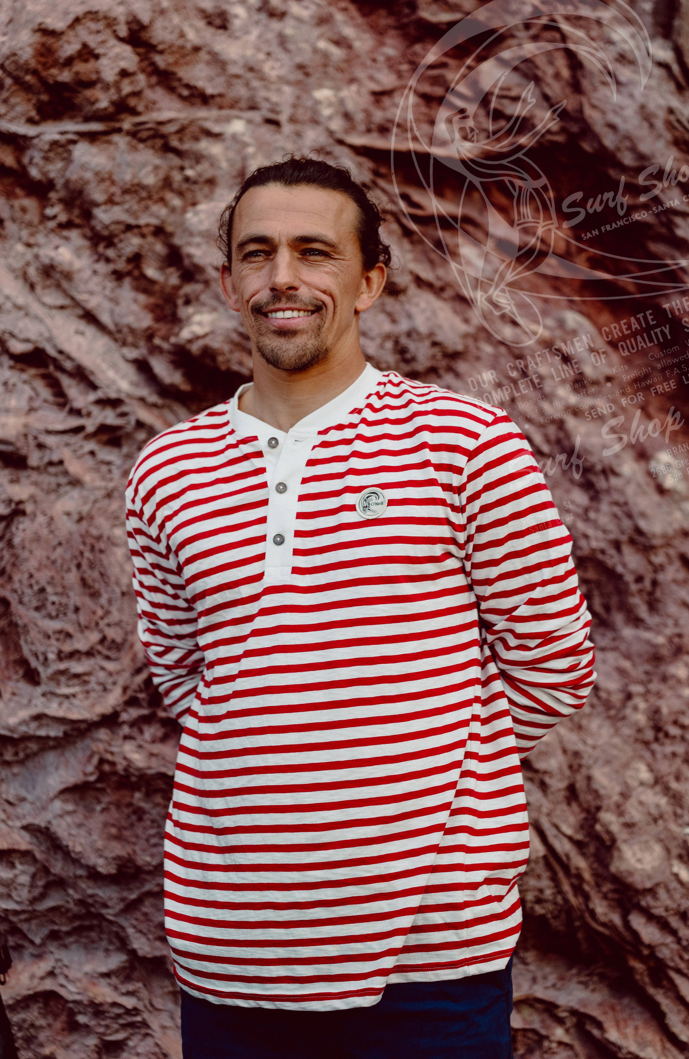 O'Riginals Long-Sleeve T-Shirt White/Red Originals Stripe