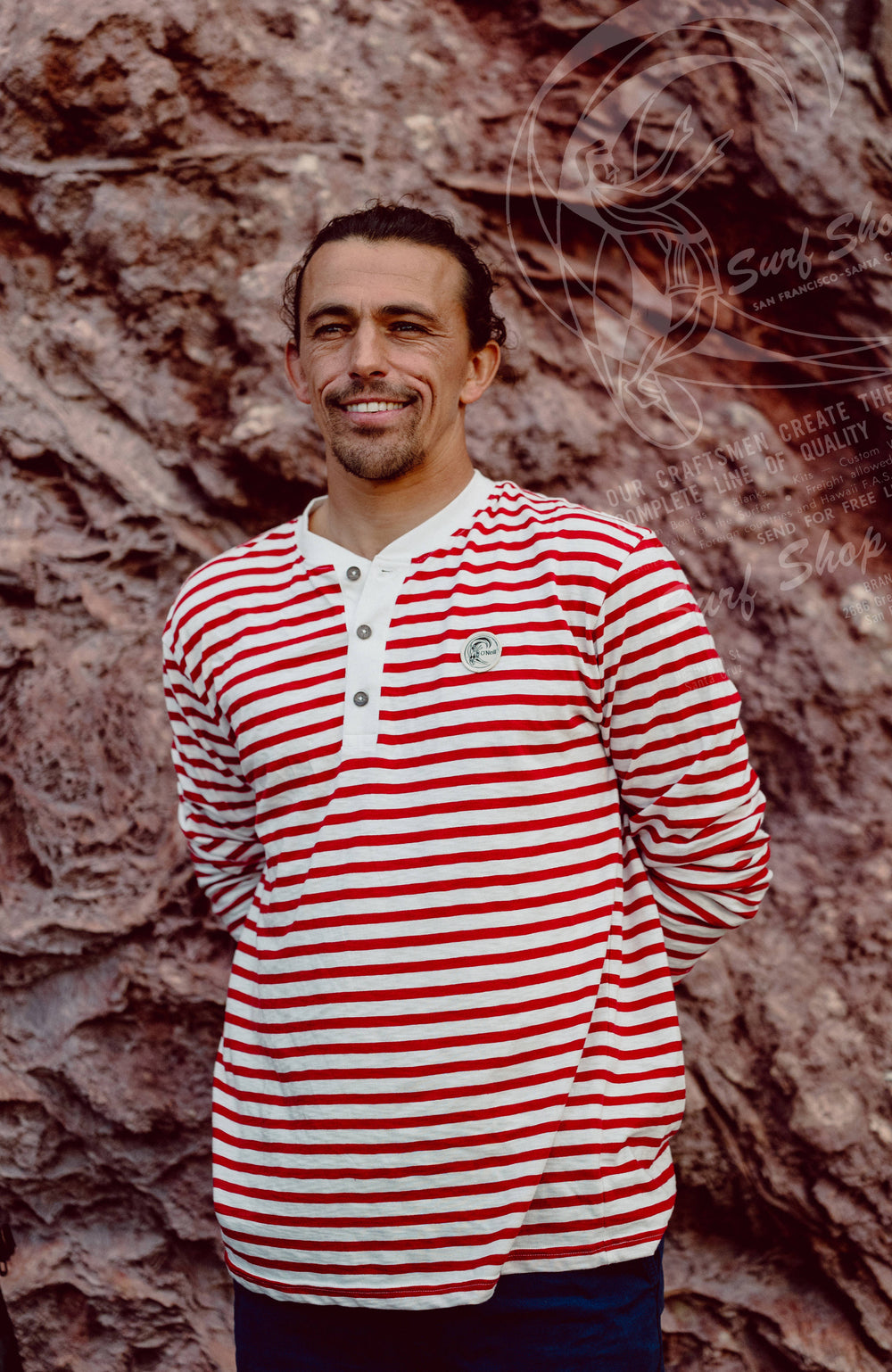 O'Riginals Long-Sleeve T-Shirt White/Red Originals Stripe