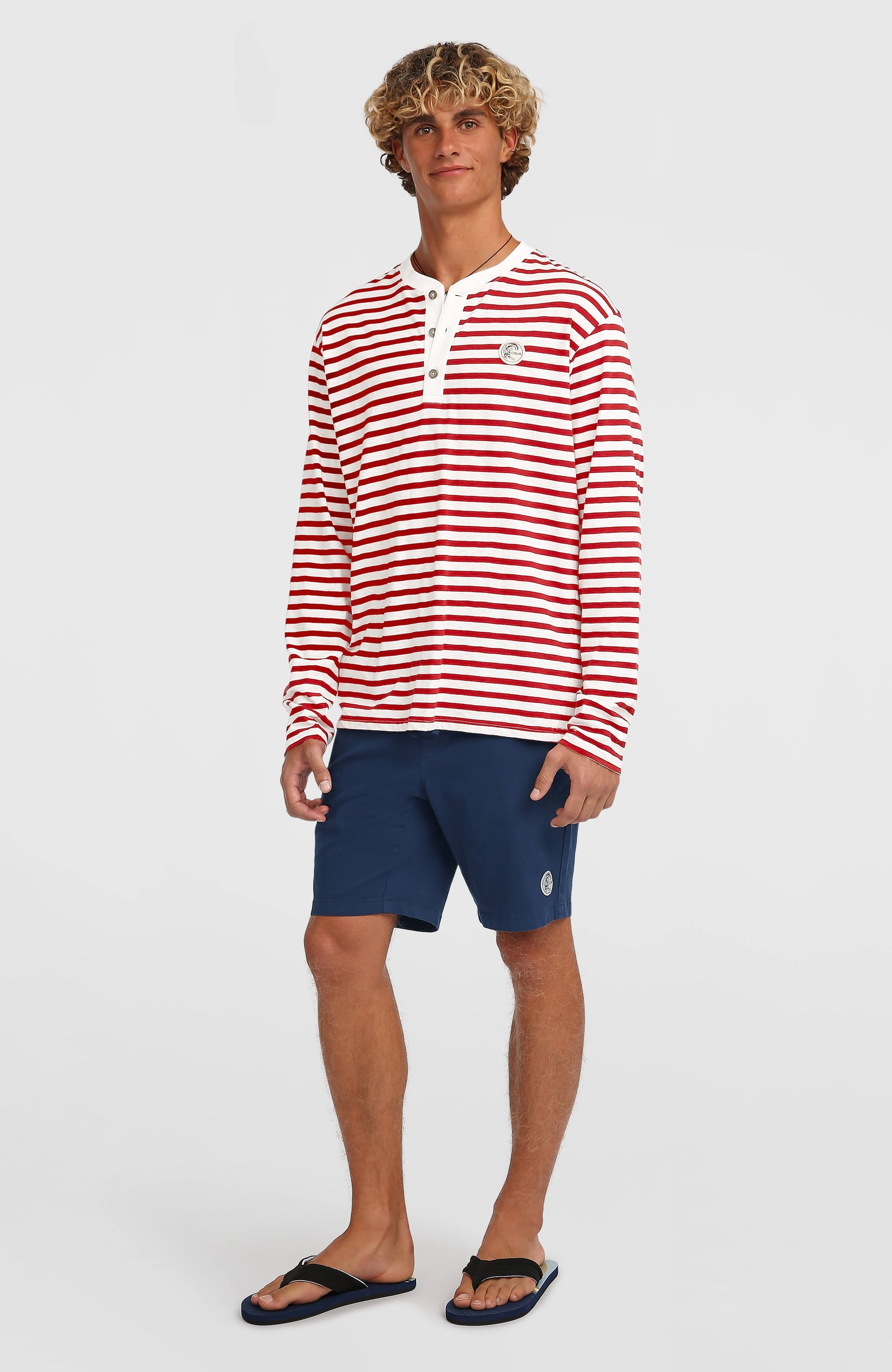 O'Riginals Long-Sleeve T-Shirt White/Red Originals Stripe
