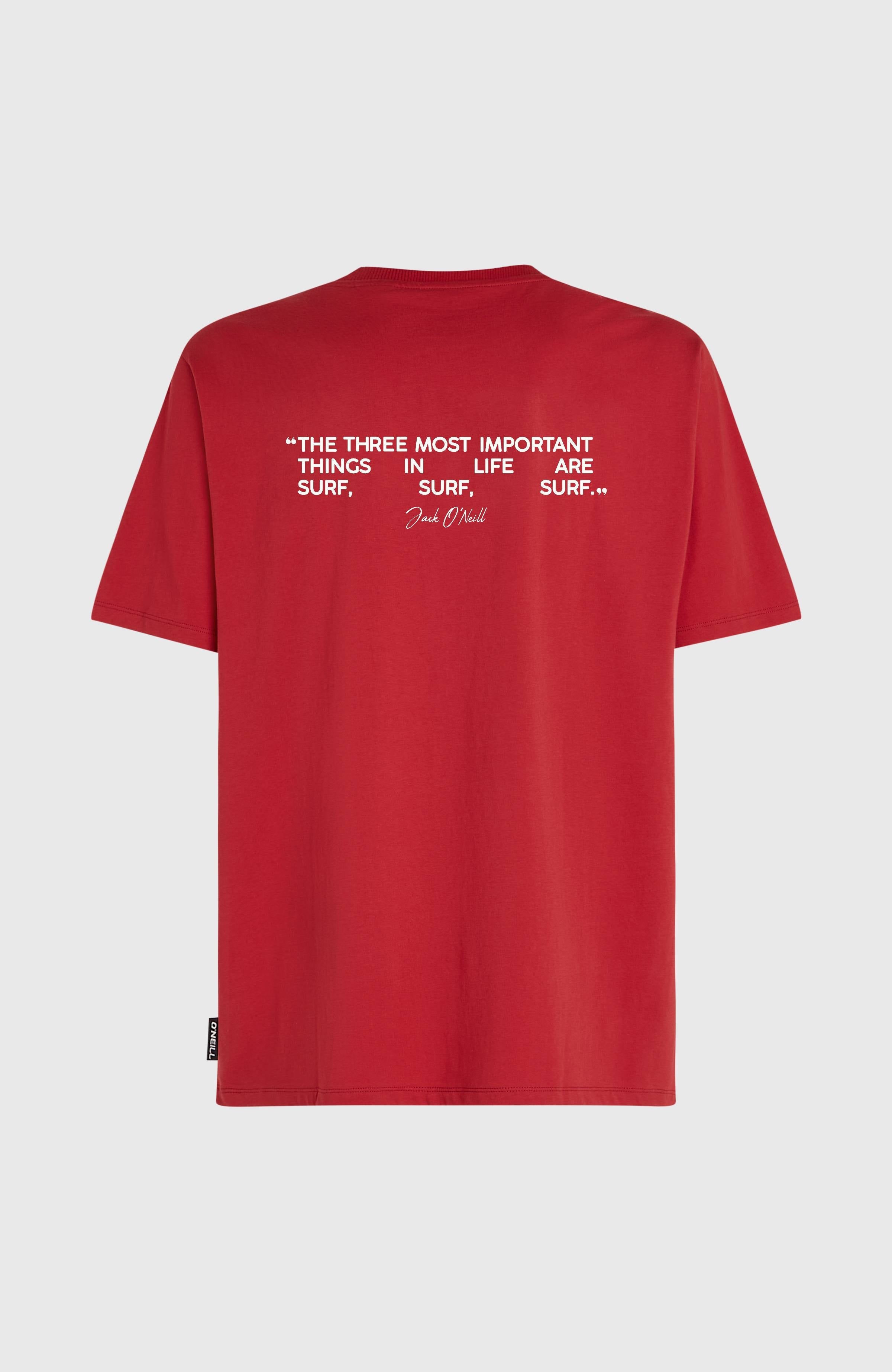 Polygiene Cotton Graphic T-Shirt Midnight Poppy