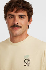 O'Neill Hybrid Polygiene Graphic T-Shirt Cocoa Sand