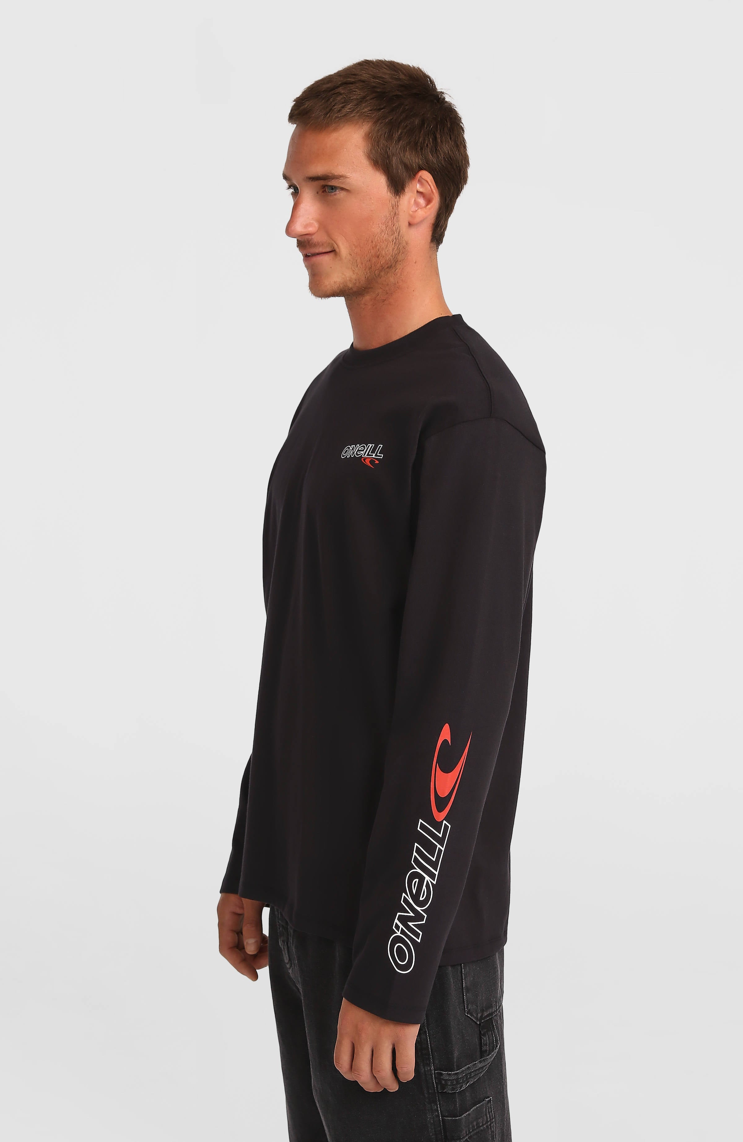Essentials 90s Logo Long-Sleeve T-Shirt Black Out