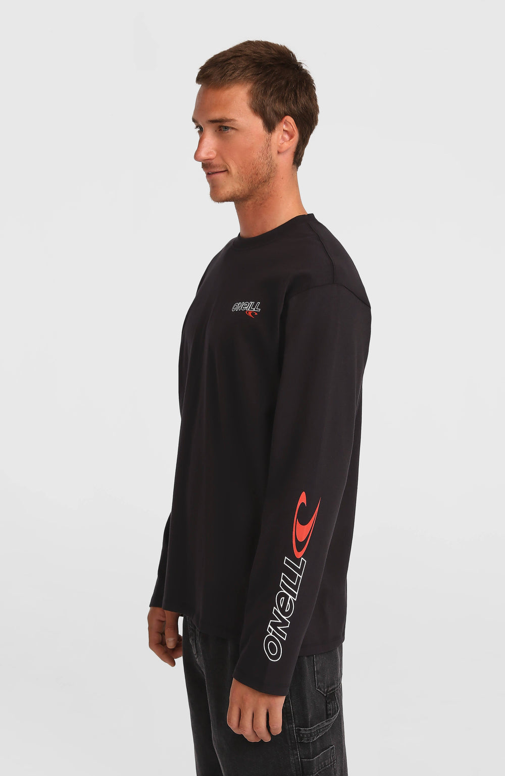 Essentials 90s Logo Long-Sleeve T-Shirt Black Out