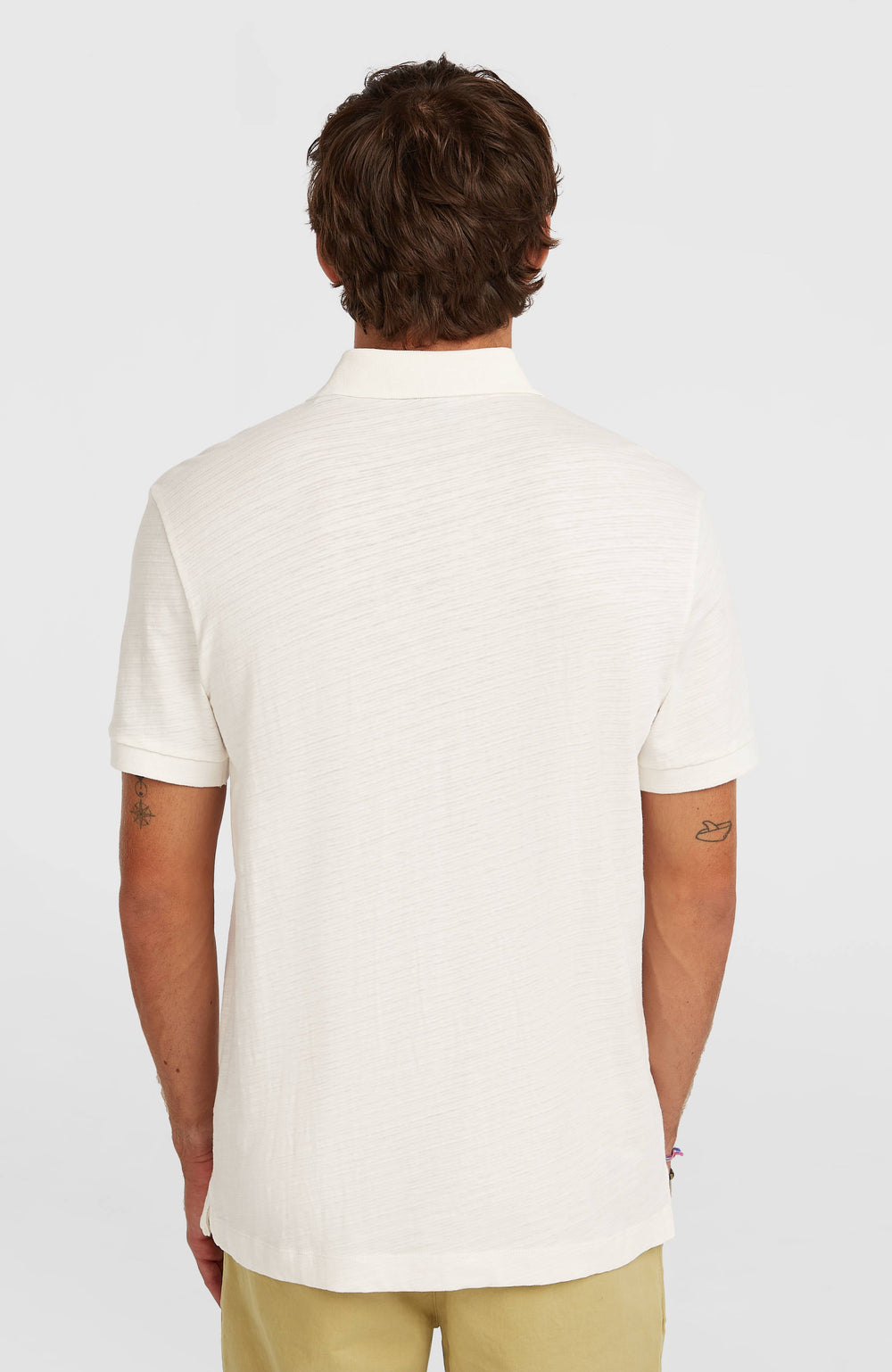 Slub Polo Snow White