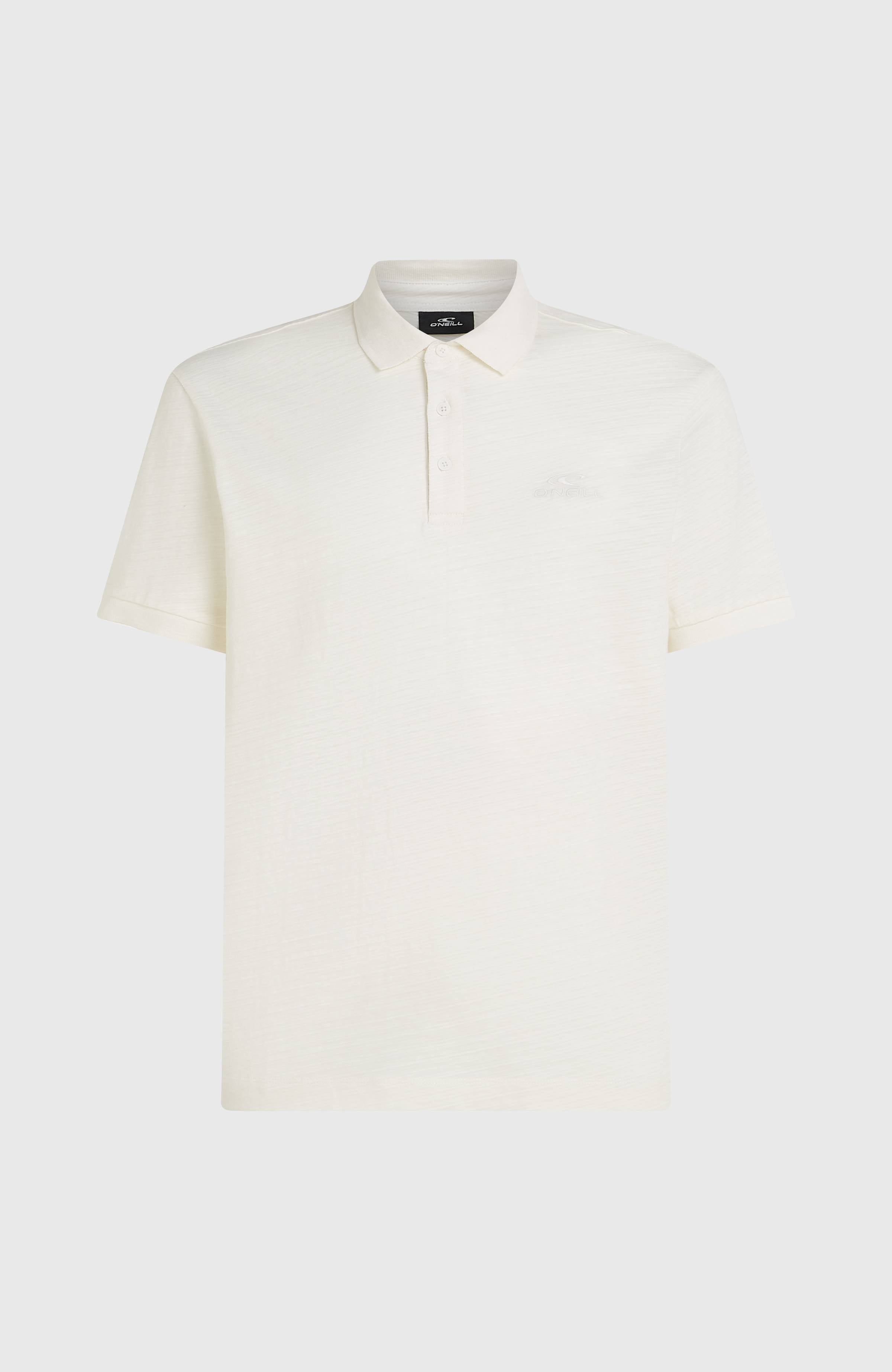 Slub Polo Snow White