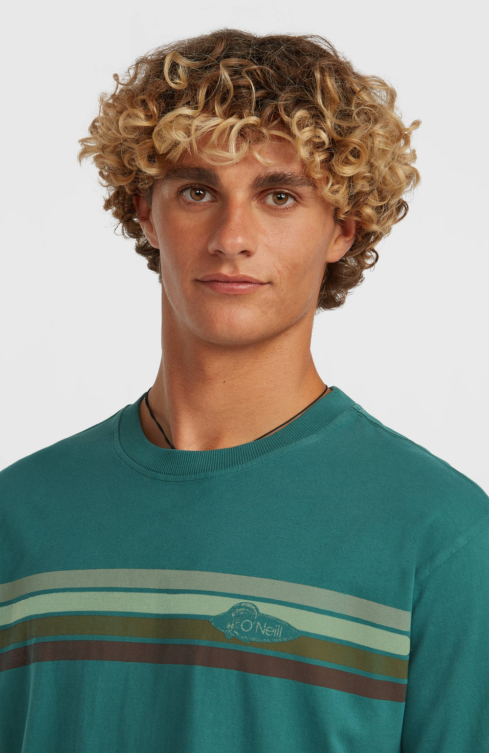 O'Riginals Front-Stripe T-Shirt Botanical Heat
