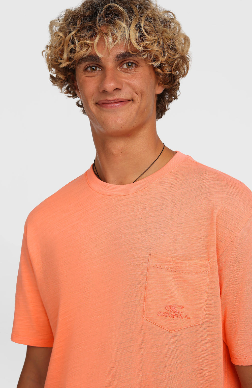 O'Neill Slub Chest Pocket T-Shirt Funky Peach