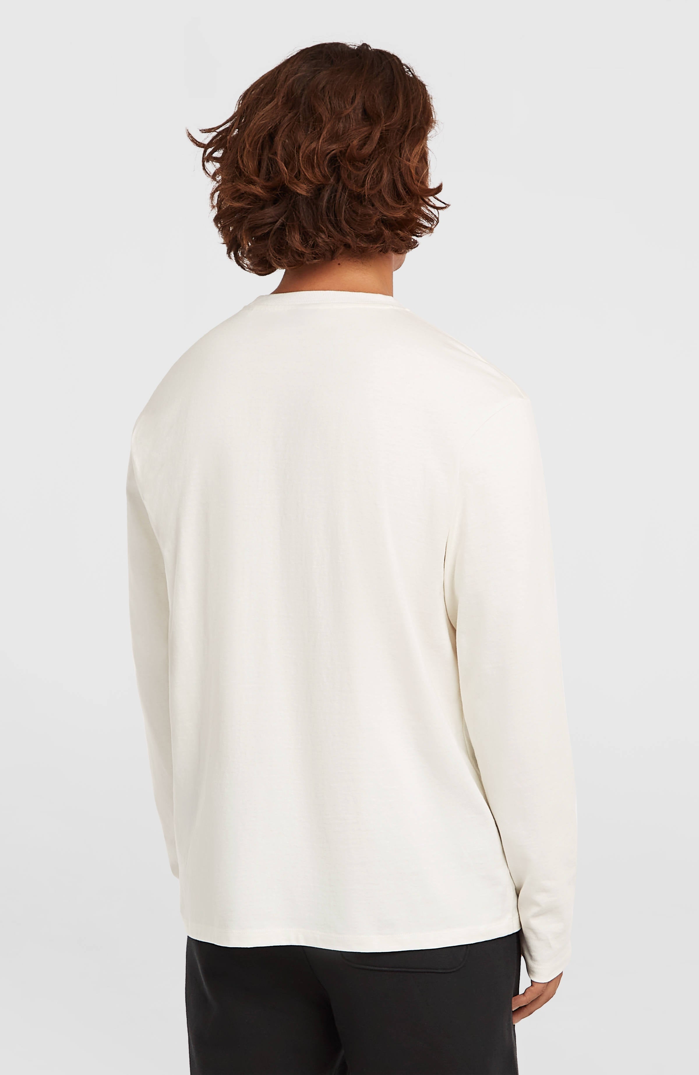 Essentials 90s Logo Long-Sleeve T-Shirt Snow White