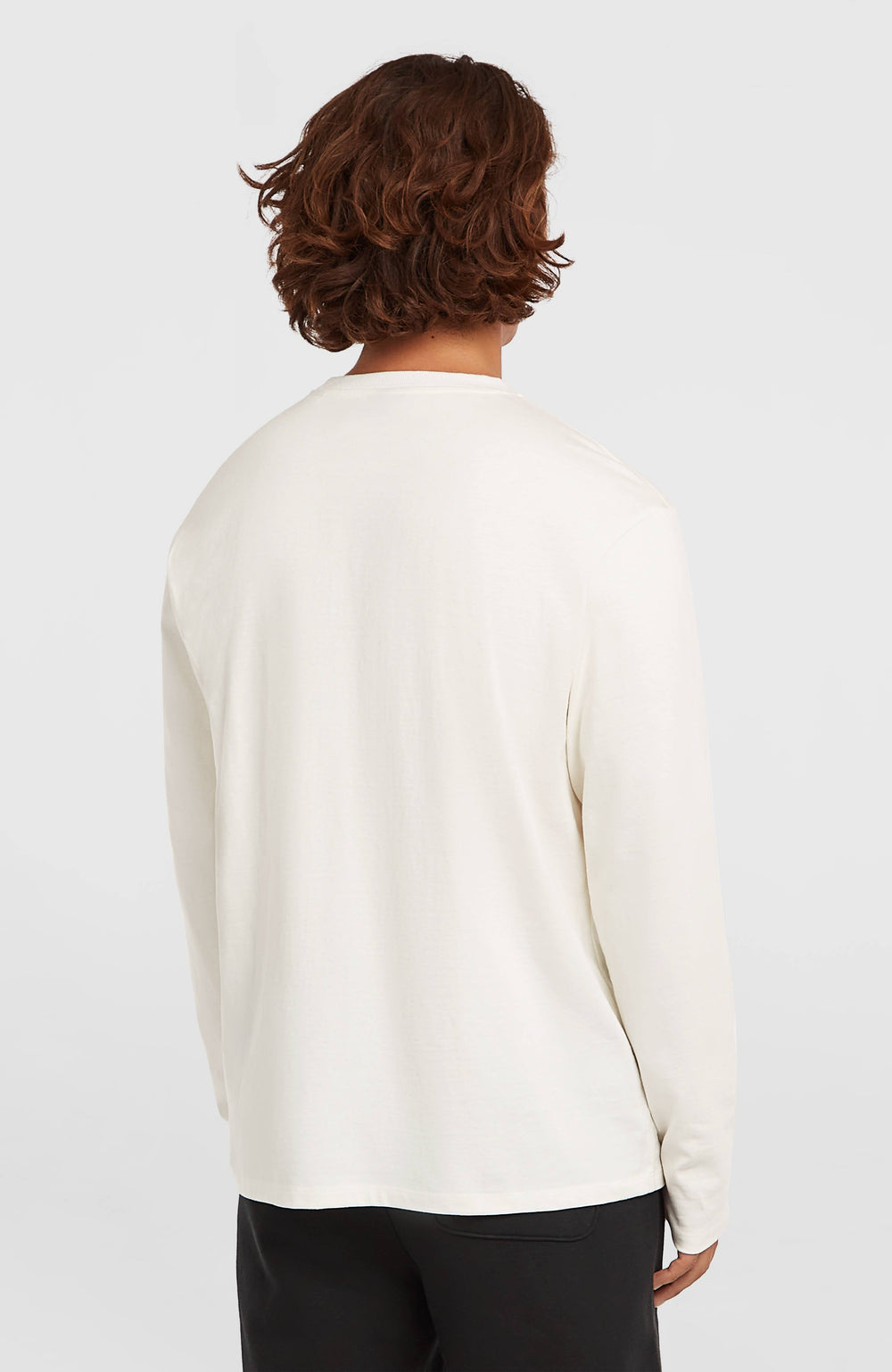 Essentials 90s Logo Long-Sleeve T-Shirt Snow White