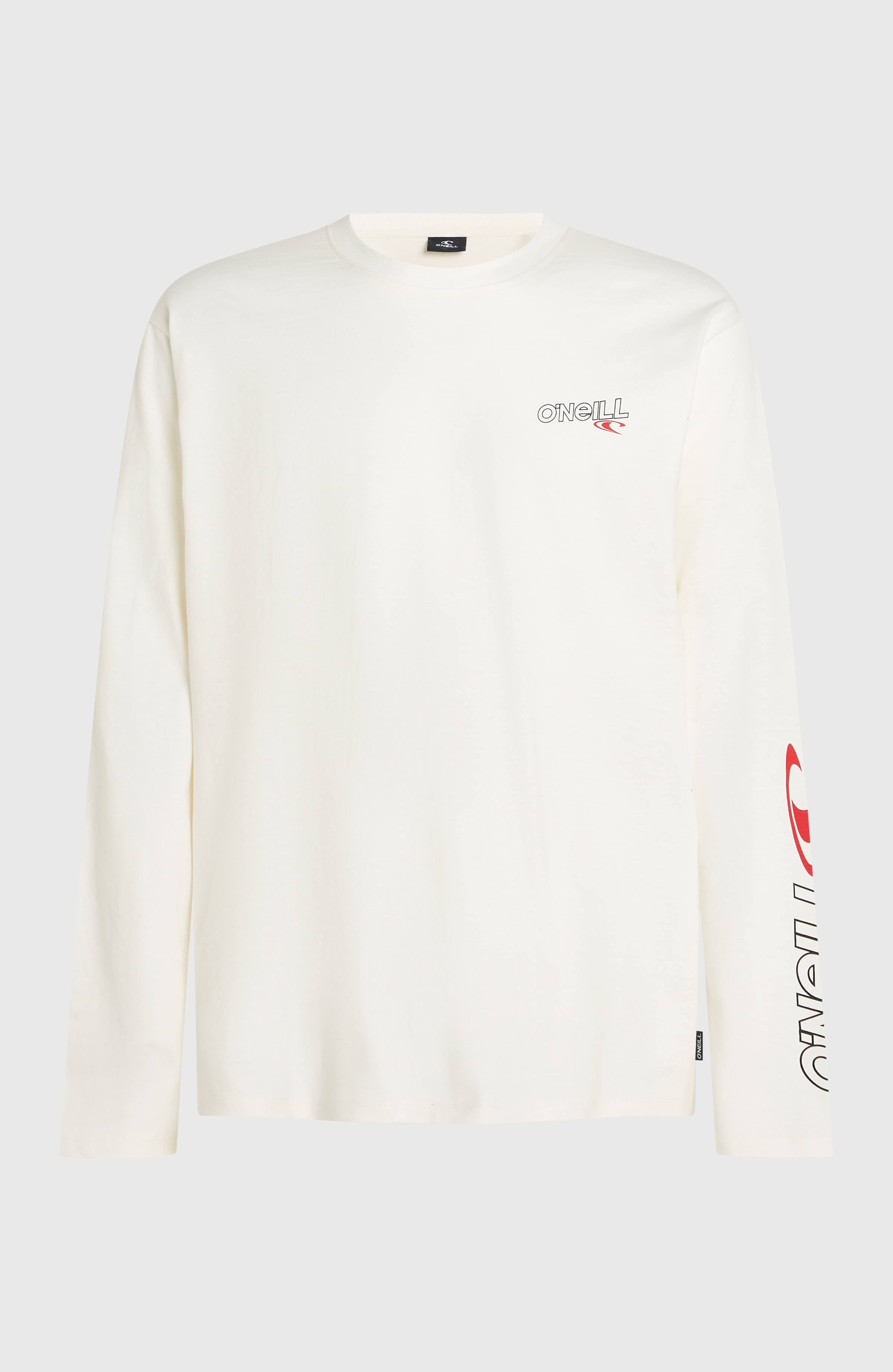 Essentials 90s Logo Long-Sleeve T-Shirt Snow White