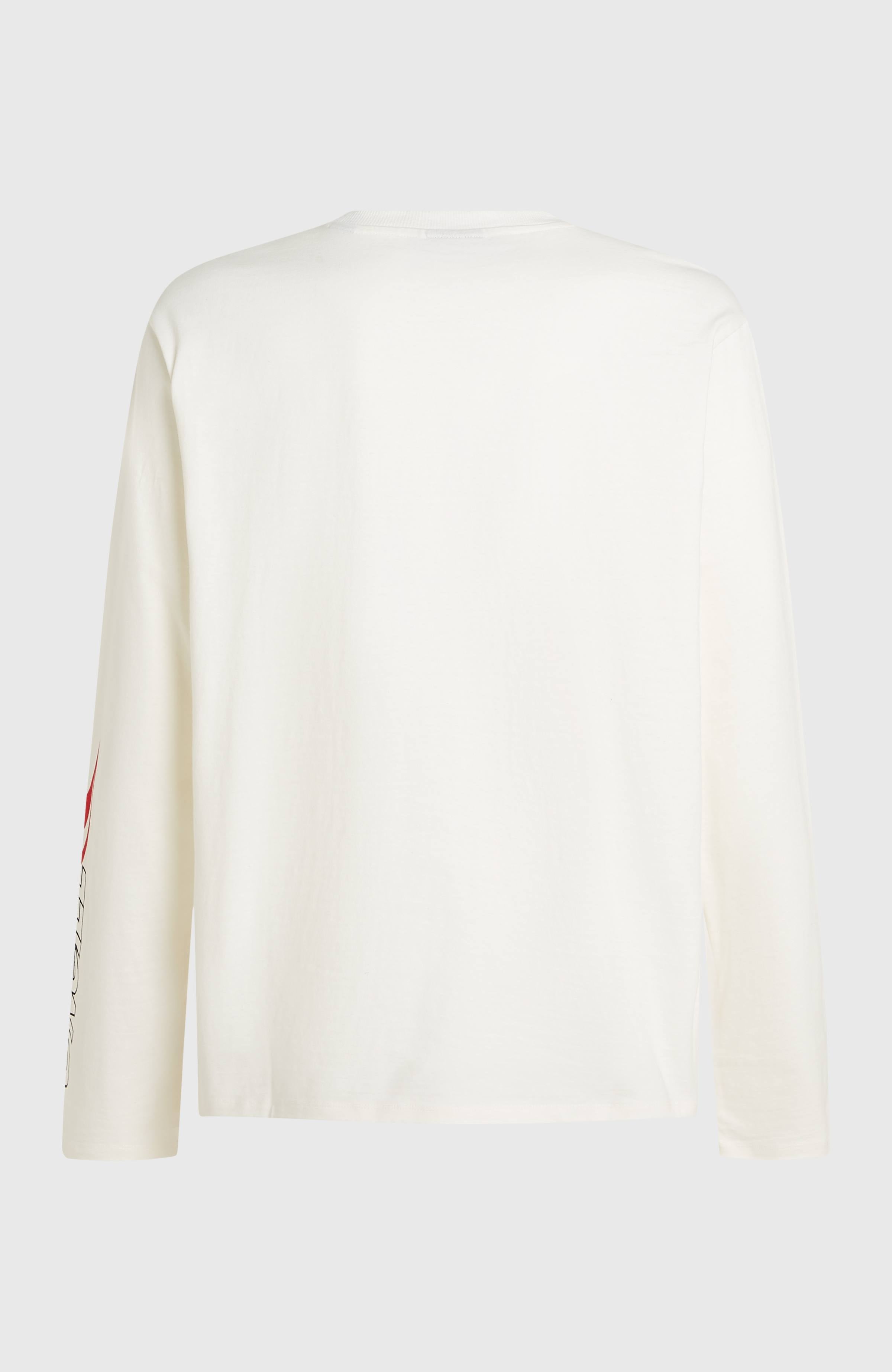 Essentials 90s Logo Long-Sleeve T-Shirt Snow White