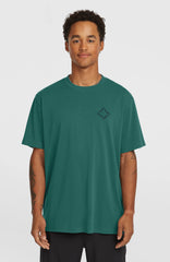 O'Neill Hybrid Polygiene Back-Print T-Shirt Botanical Heat
