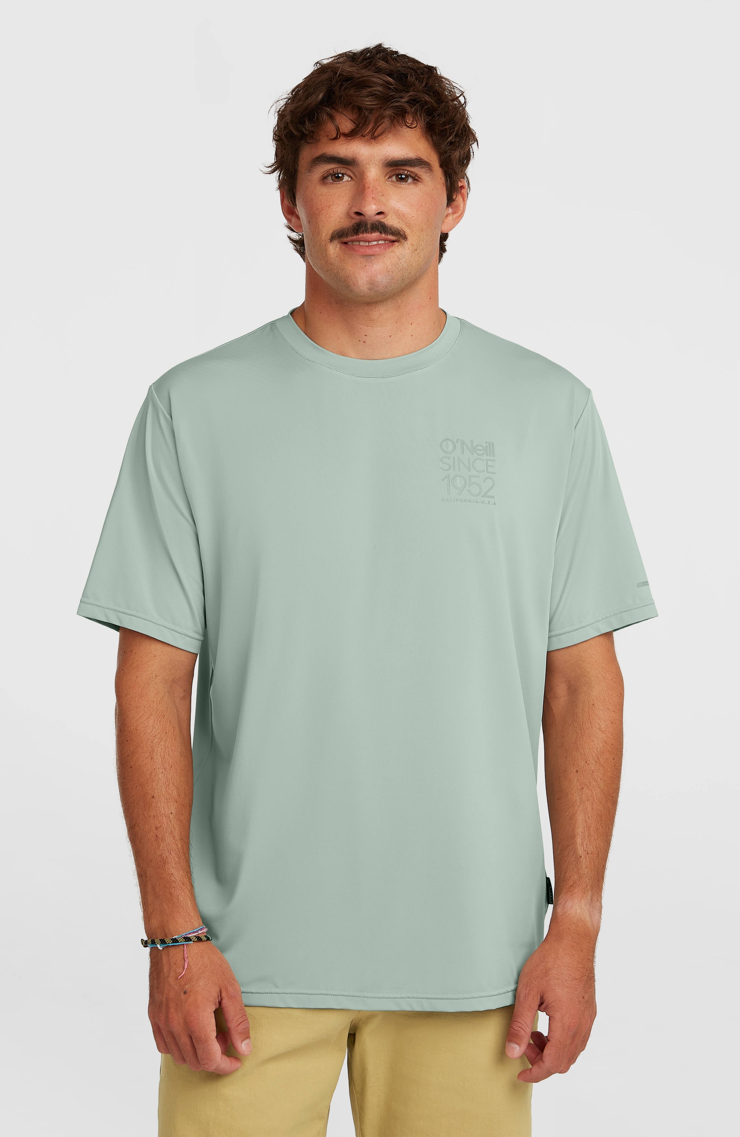 O'Neill Hybrid UPF 50+ Polygiene Back-Print T-Shirt Marble Arch