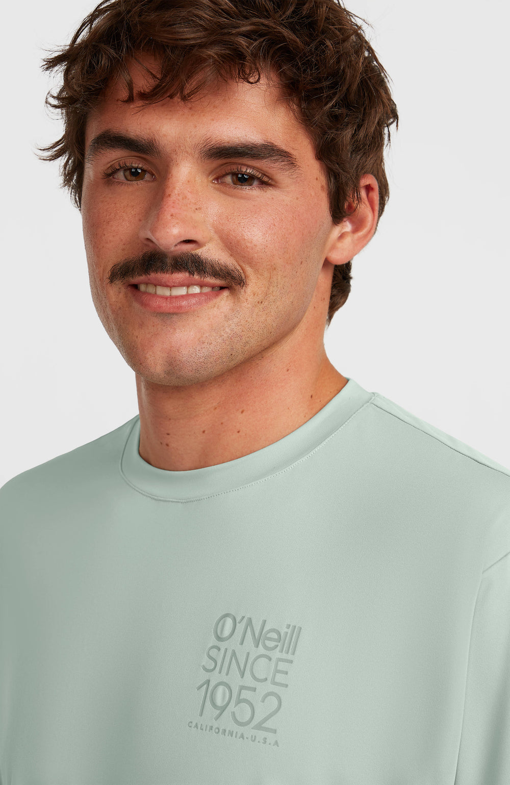O'Neill Hybrid UPF 50+ Polygiene Back-Print T-Shirt Marble Arch