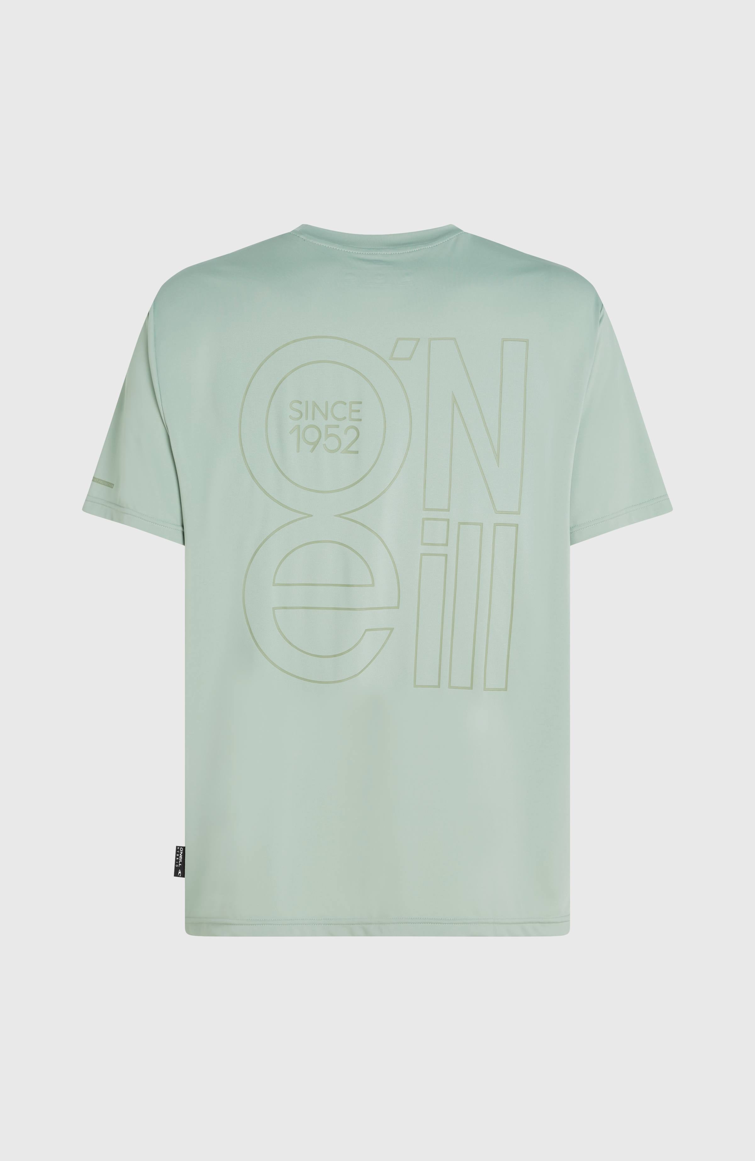 O'Neill Hybrid UPF 50+ Polygiene Back-Print T-Shirt Marble Arch