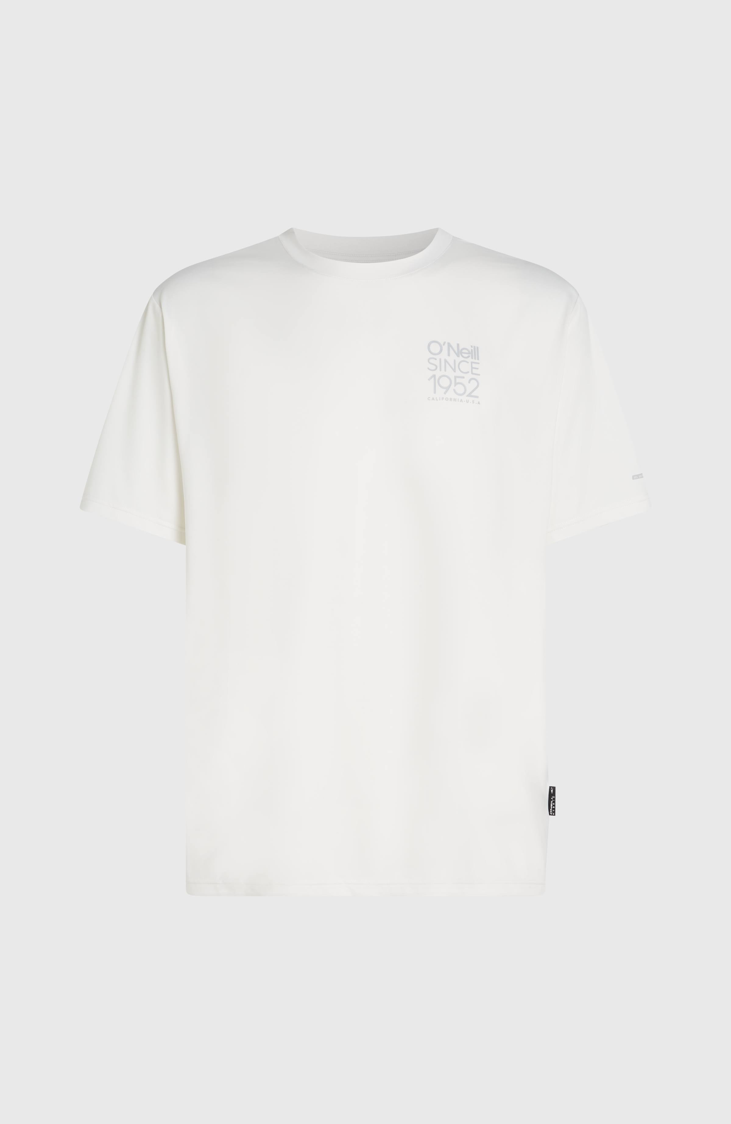 O'Neill Hybrid UPF 50+ Polygiene Back-Print T-Shirt Snow White