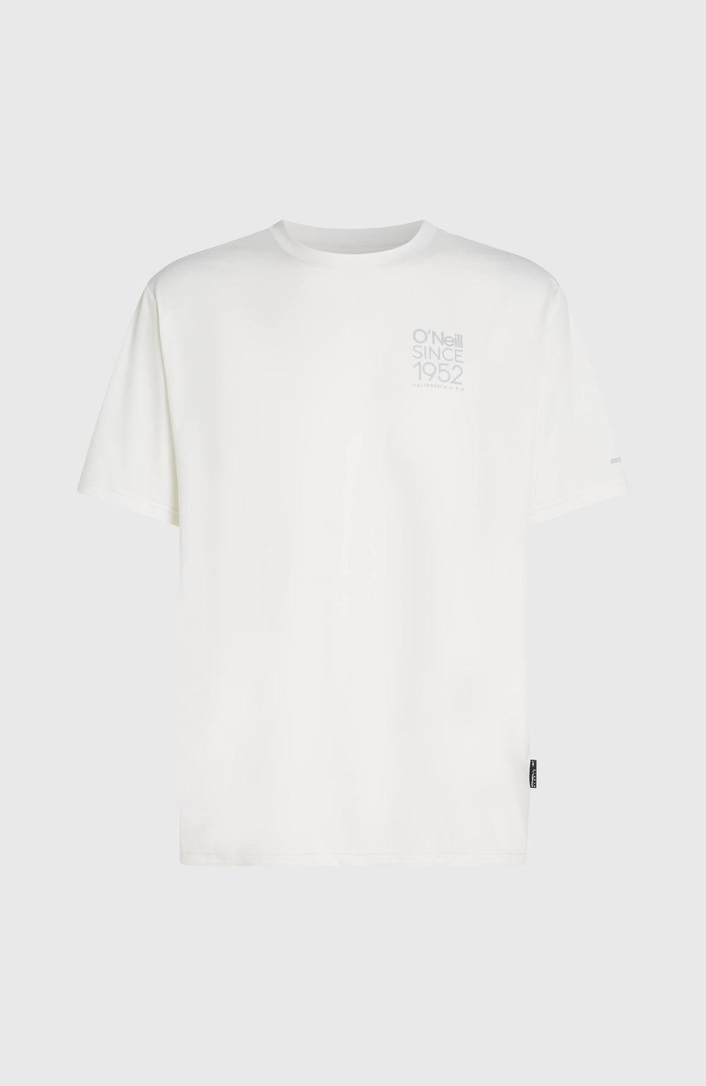 O'Neill Hybrid UPF 50+ Polygiene Back-Print T-Shirt Snow White