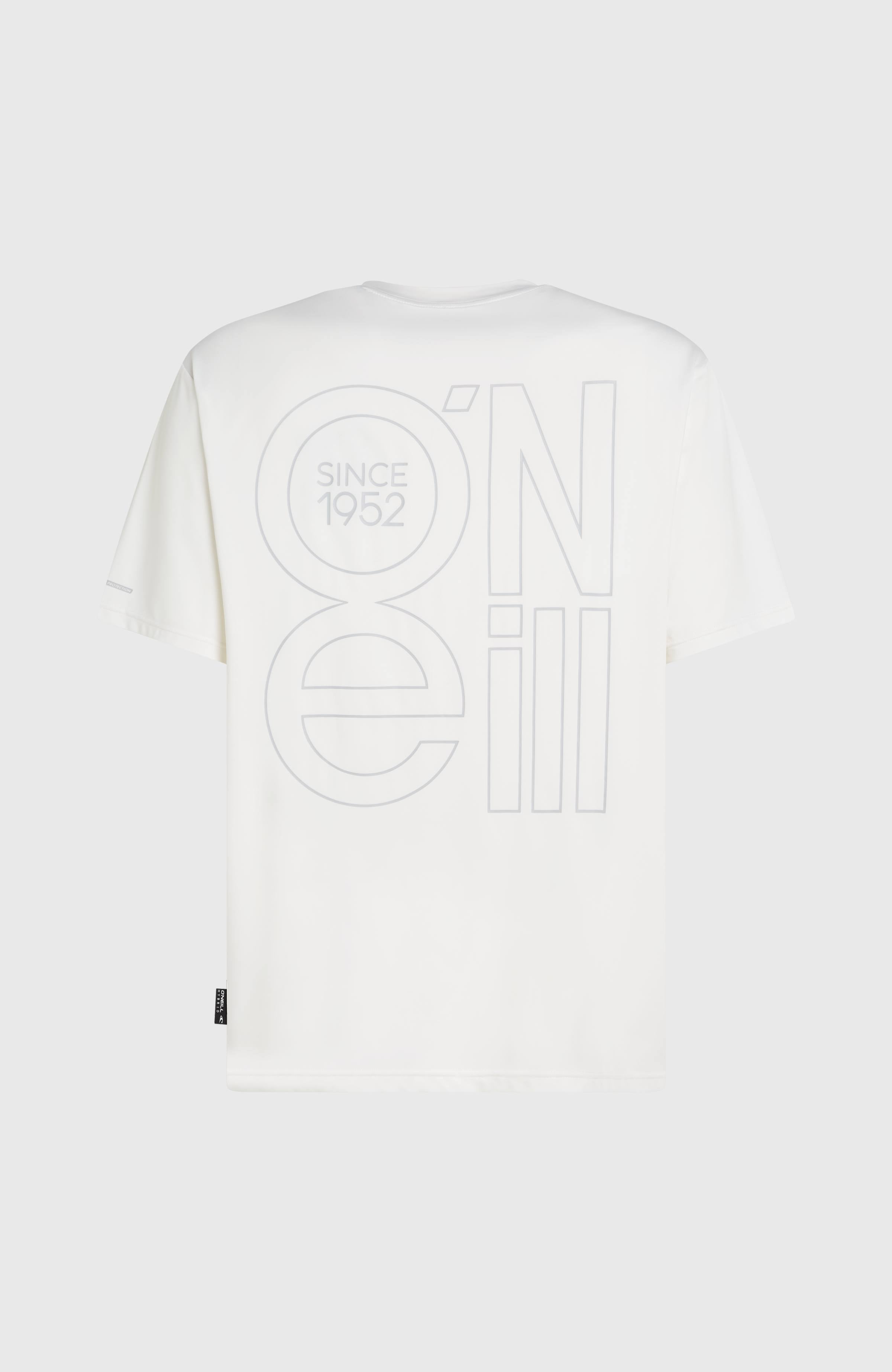 O'Neill Hybrid UPF 50+ Polygiene Back-Print T-Shirt Snow White