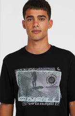 Photo Print T-Shirt Black Out