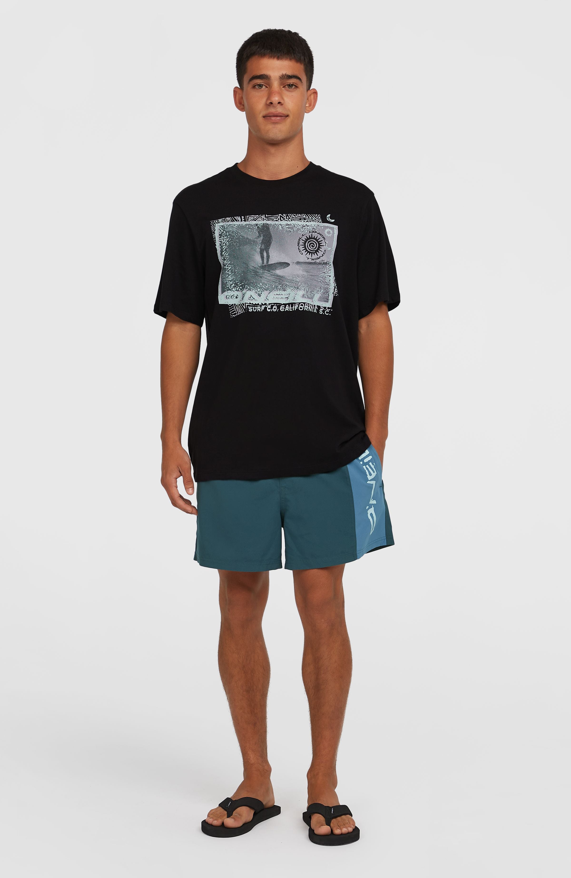Photo Print T-Shirt Black Out