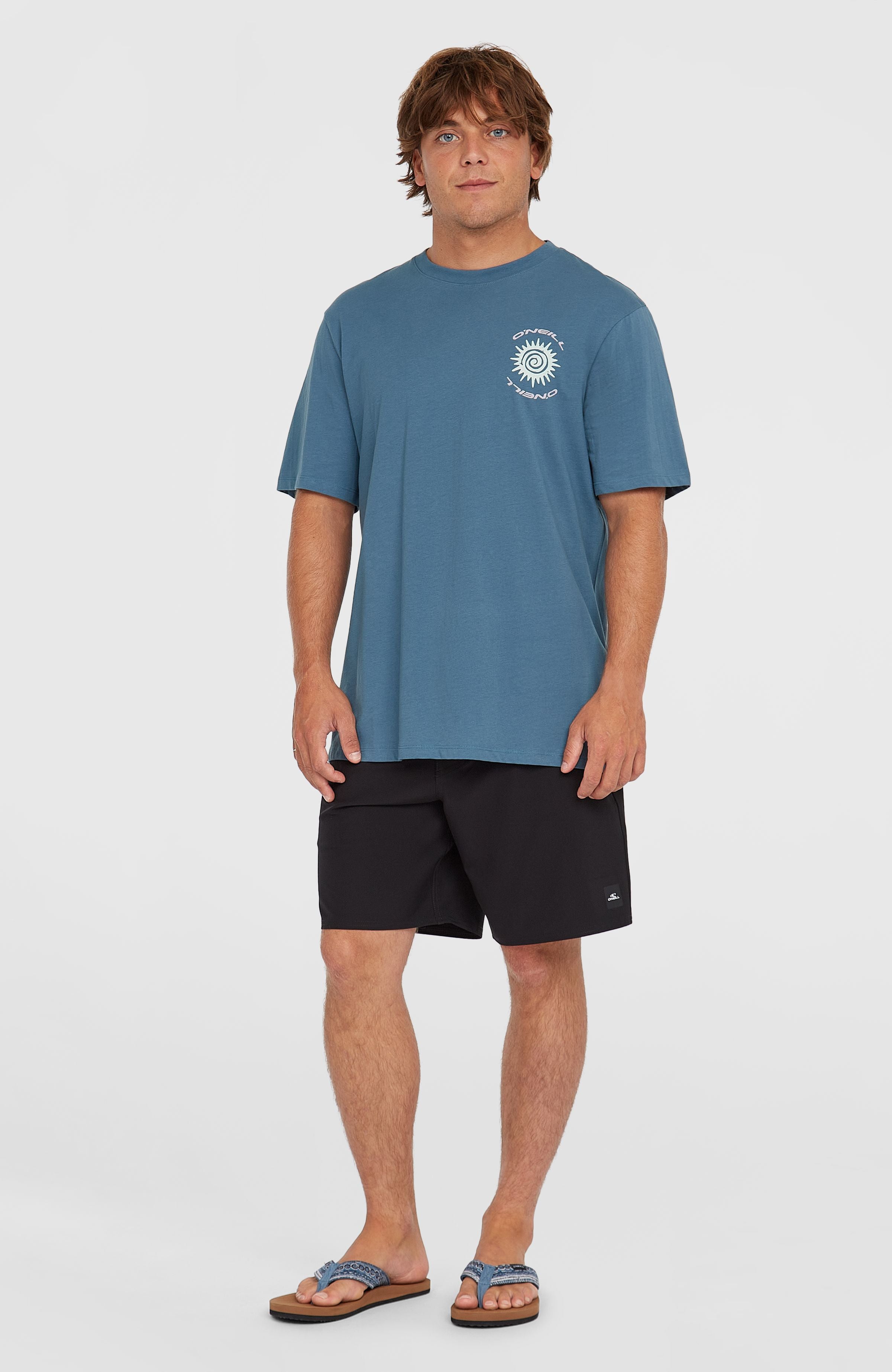 Photo Print T-Shirt Copen Blue