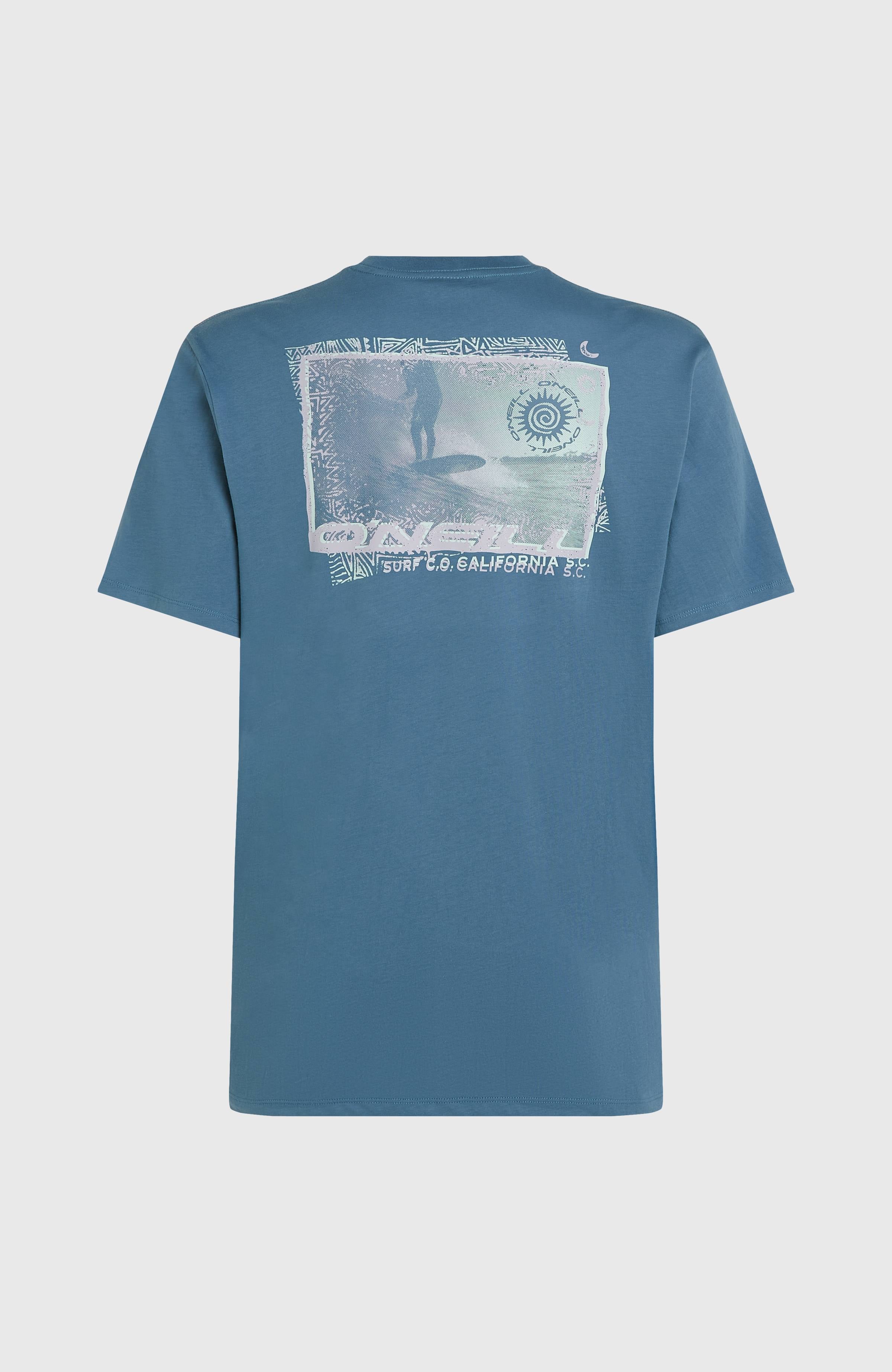 Photo Print T-Shirt Copen Blue
