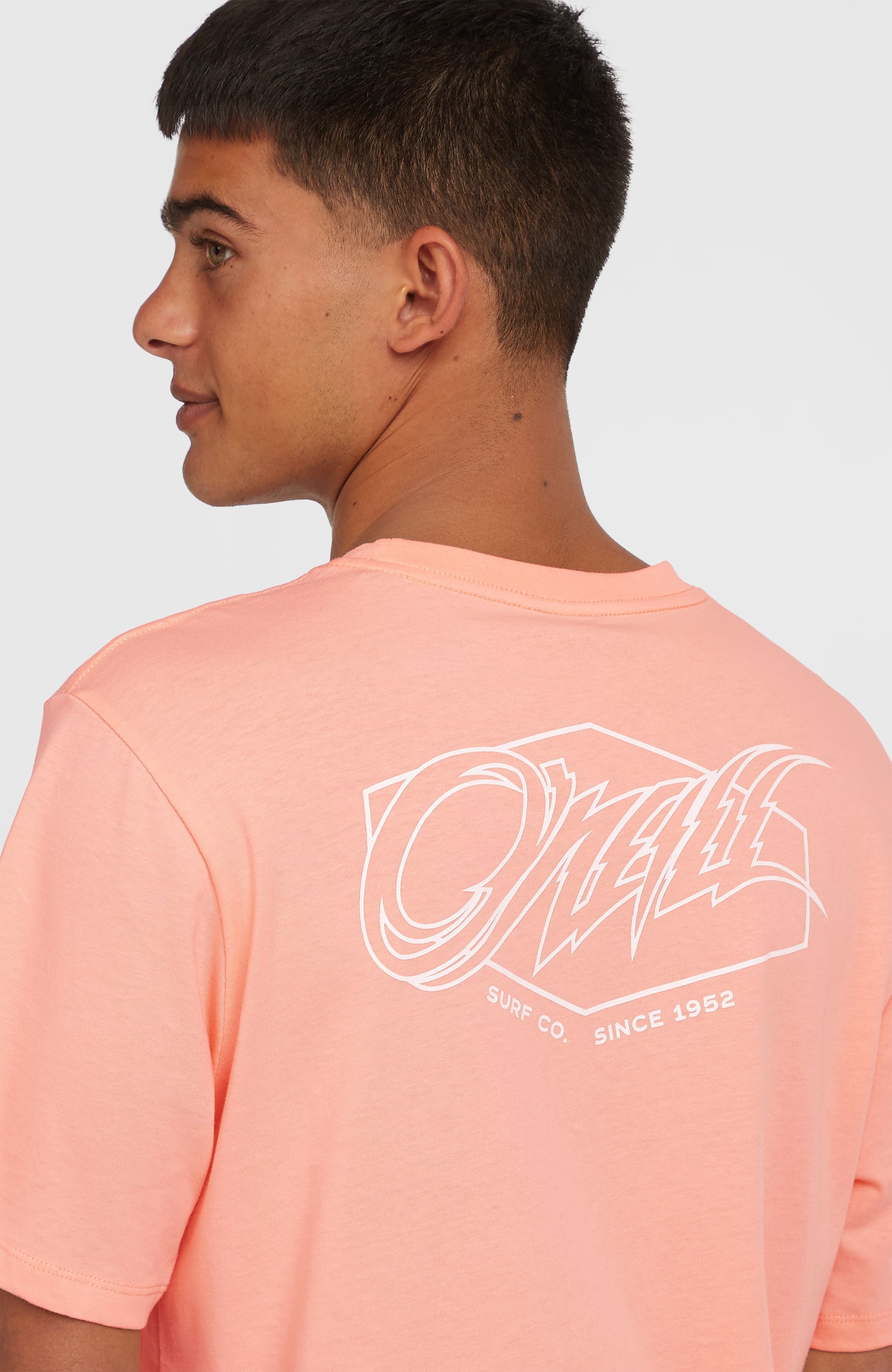 Box Logo T-Shirt Coral Pop