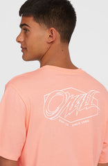Box Logo T-Shirt Coral Pop