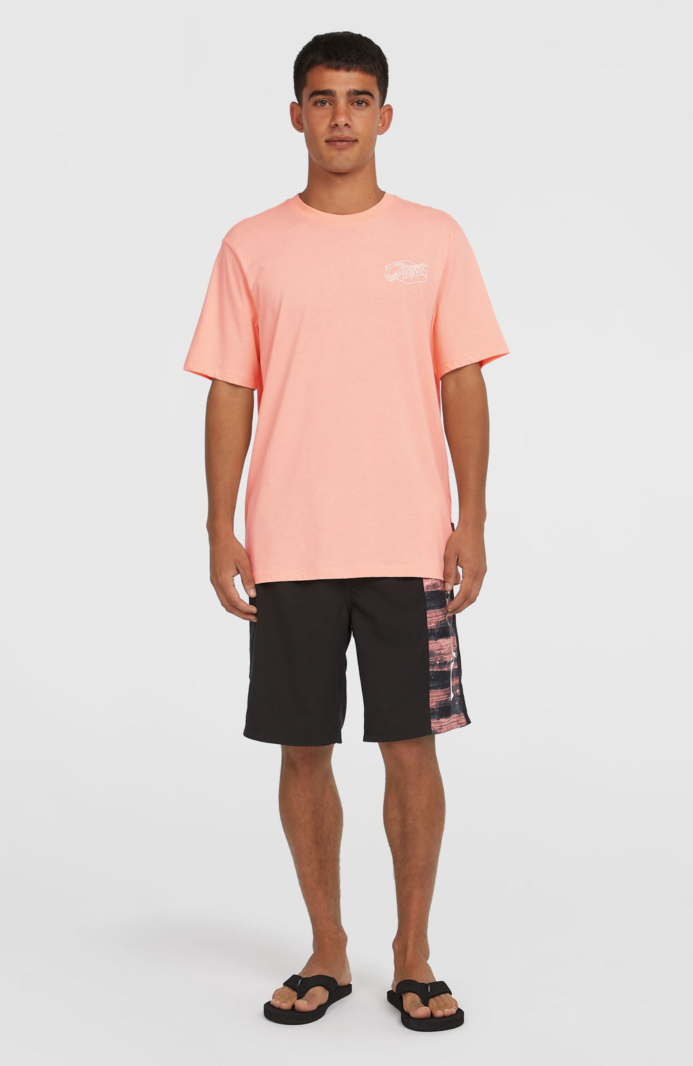 Box Logo T-Shirt Coral Pop