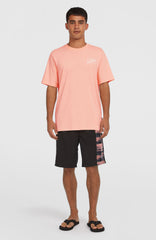 Box Logo T-Shirt Coral Pop