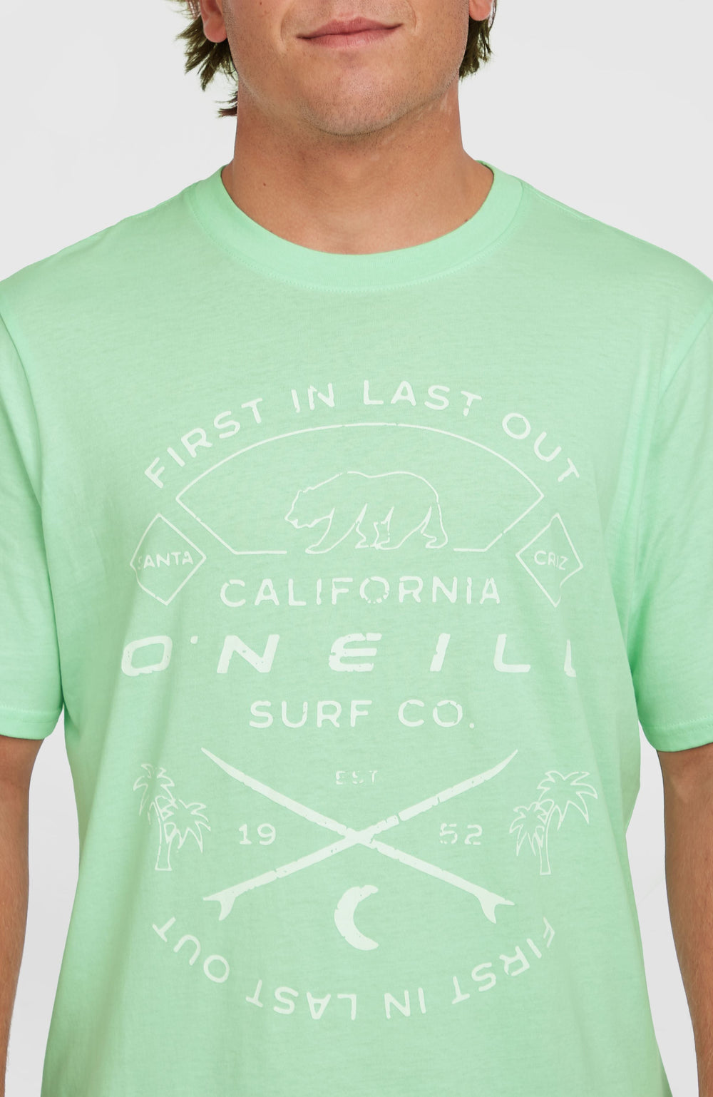 Jack O'Neill Muir T-Shirt Mildrew Mint