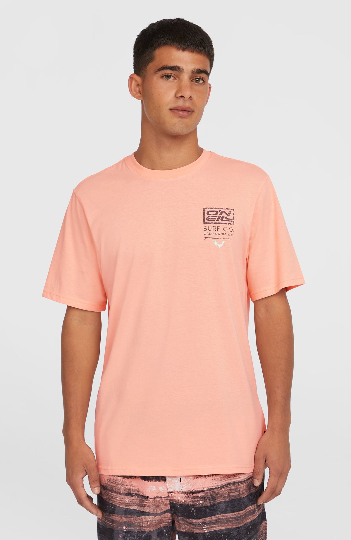 Retro Graphic T-Shirt Coral Pop