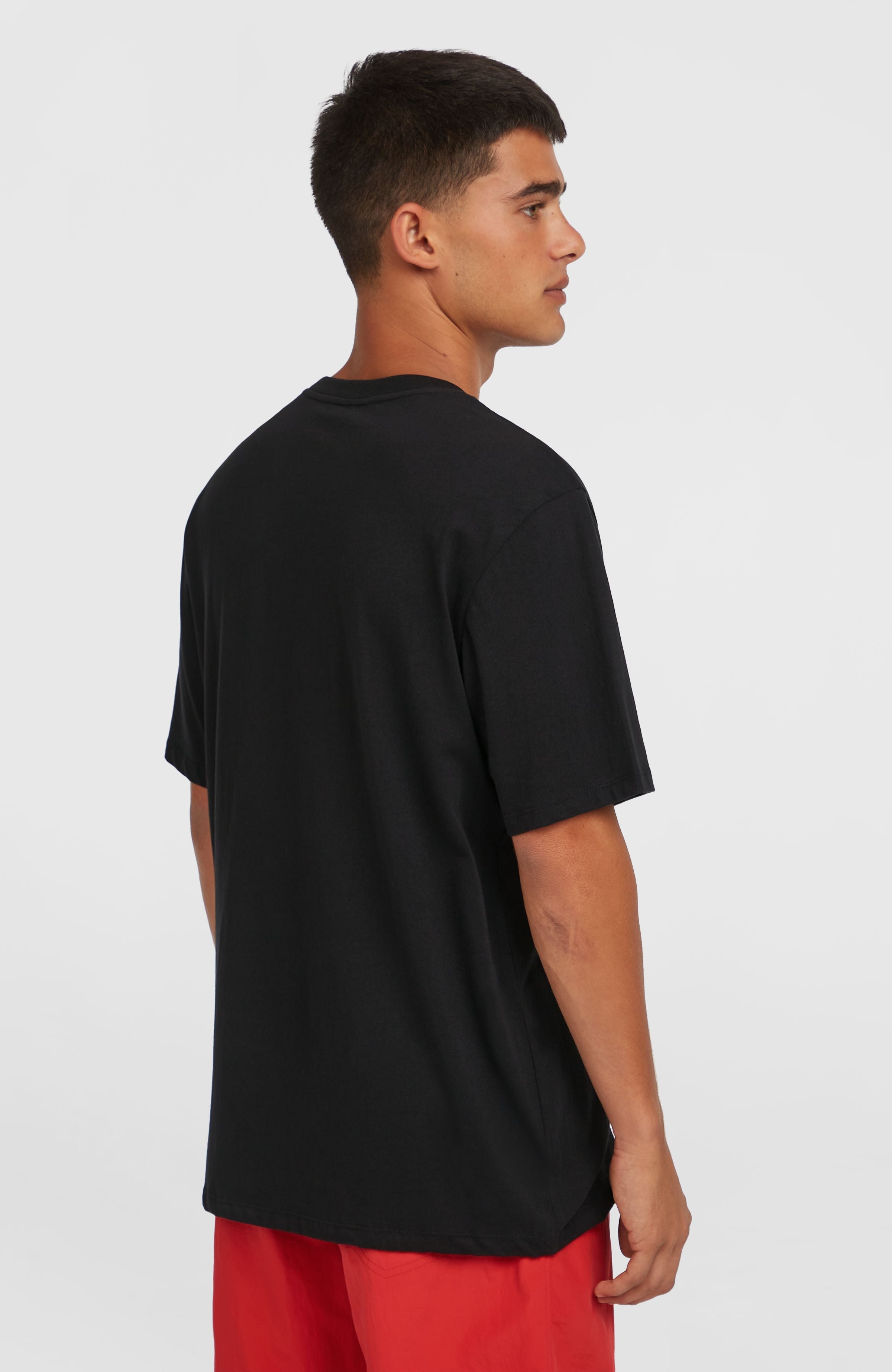 Front Print T-Shirt Black Out