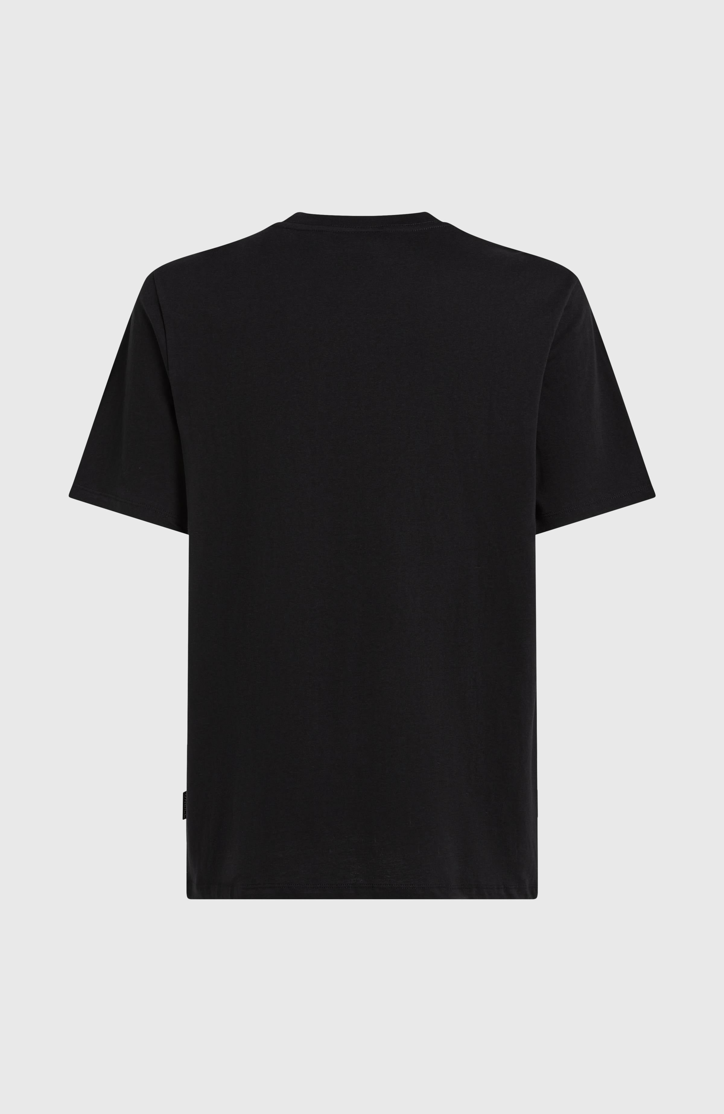 Front Print T-Shirt Black Out
