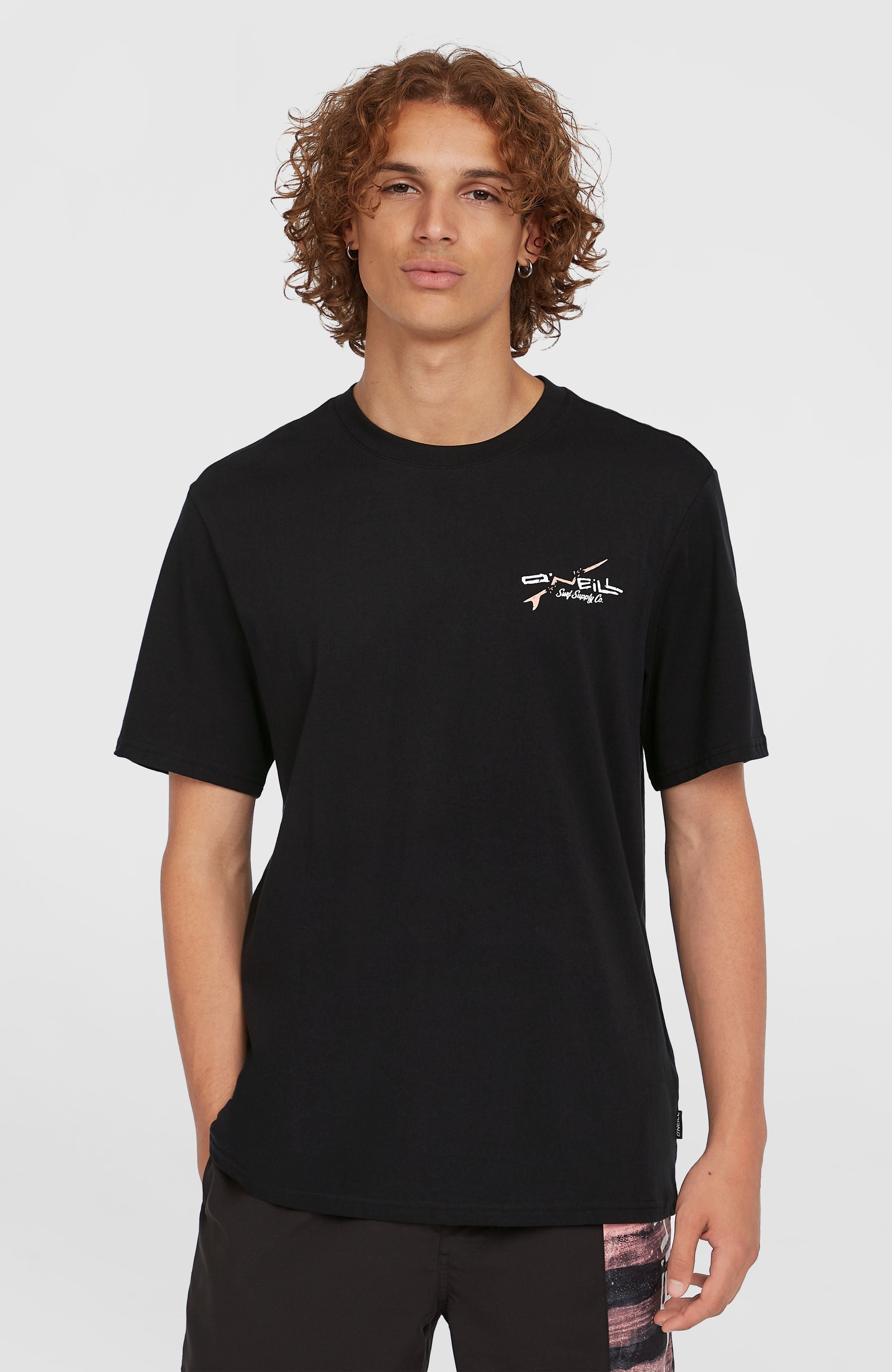 Retro Back Print T-Shirt Black Out