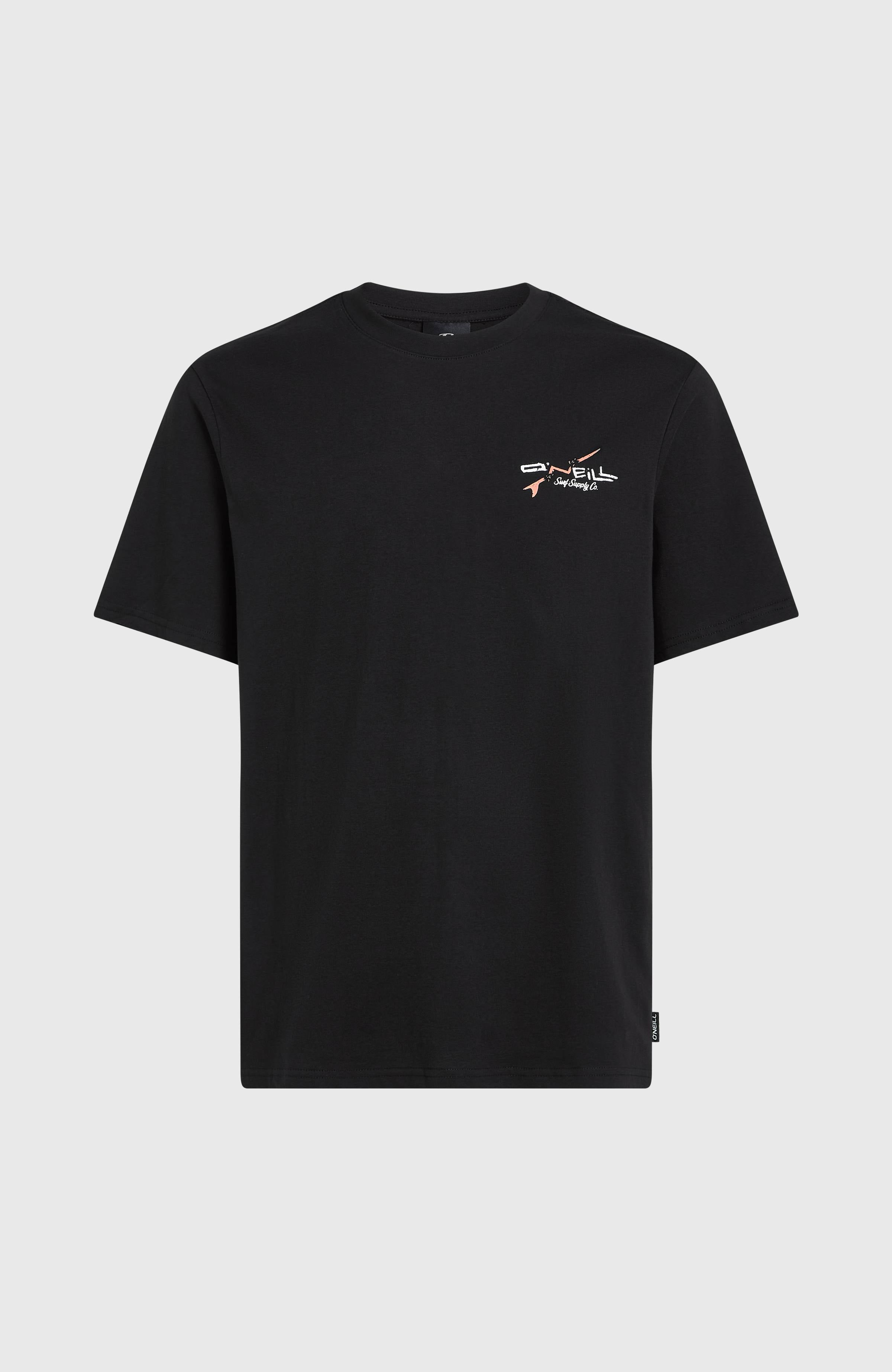 Retro Back Print T-Shirt Black Out
