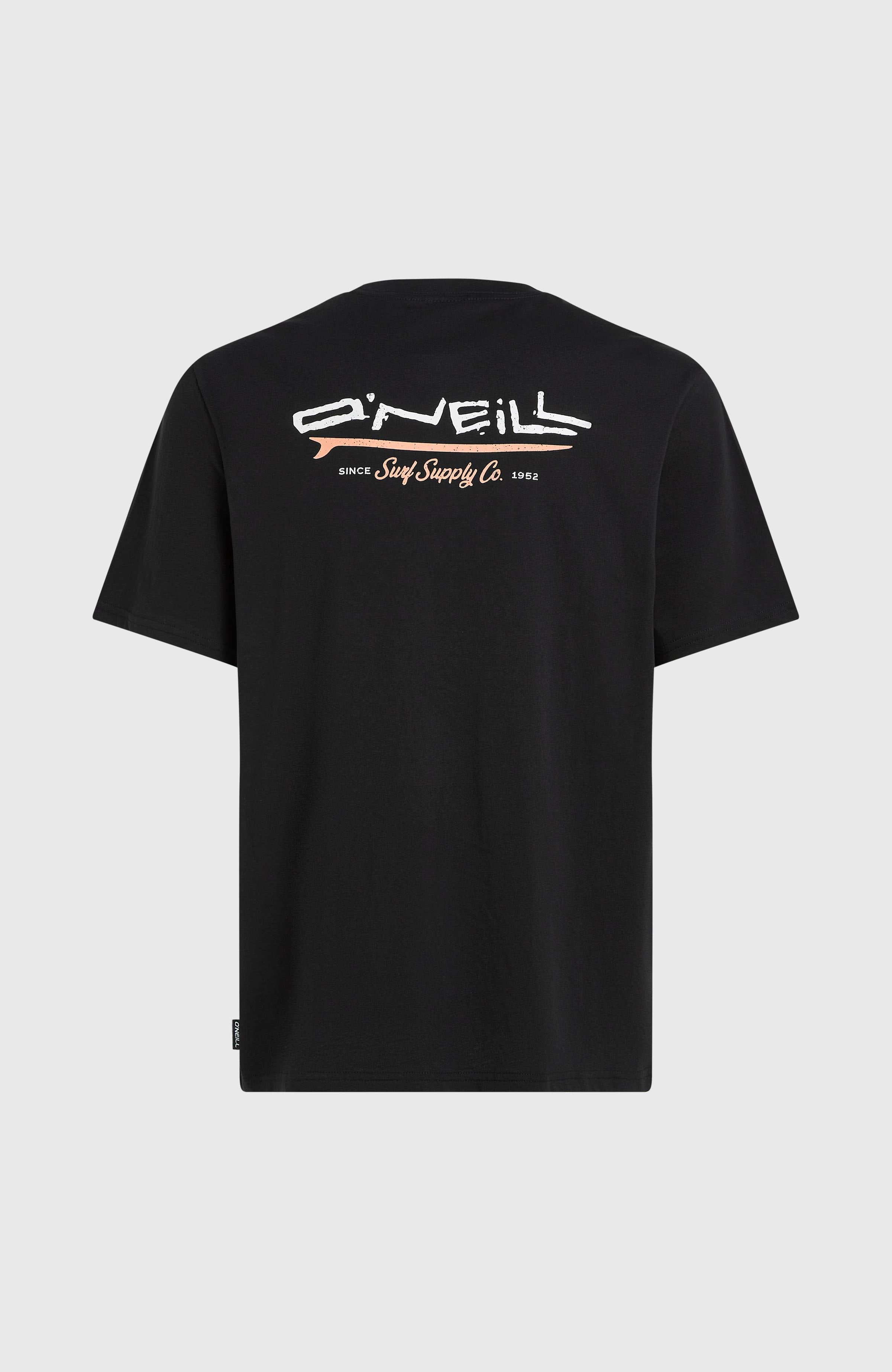 Retro Back Print T-Shirt Black Out