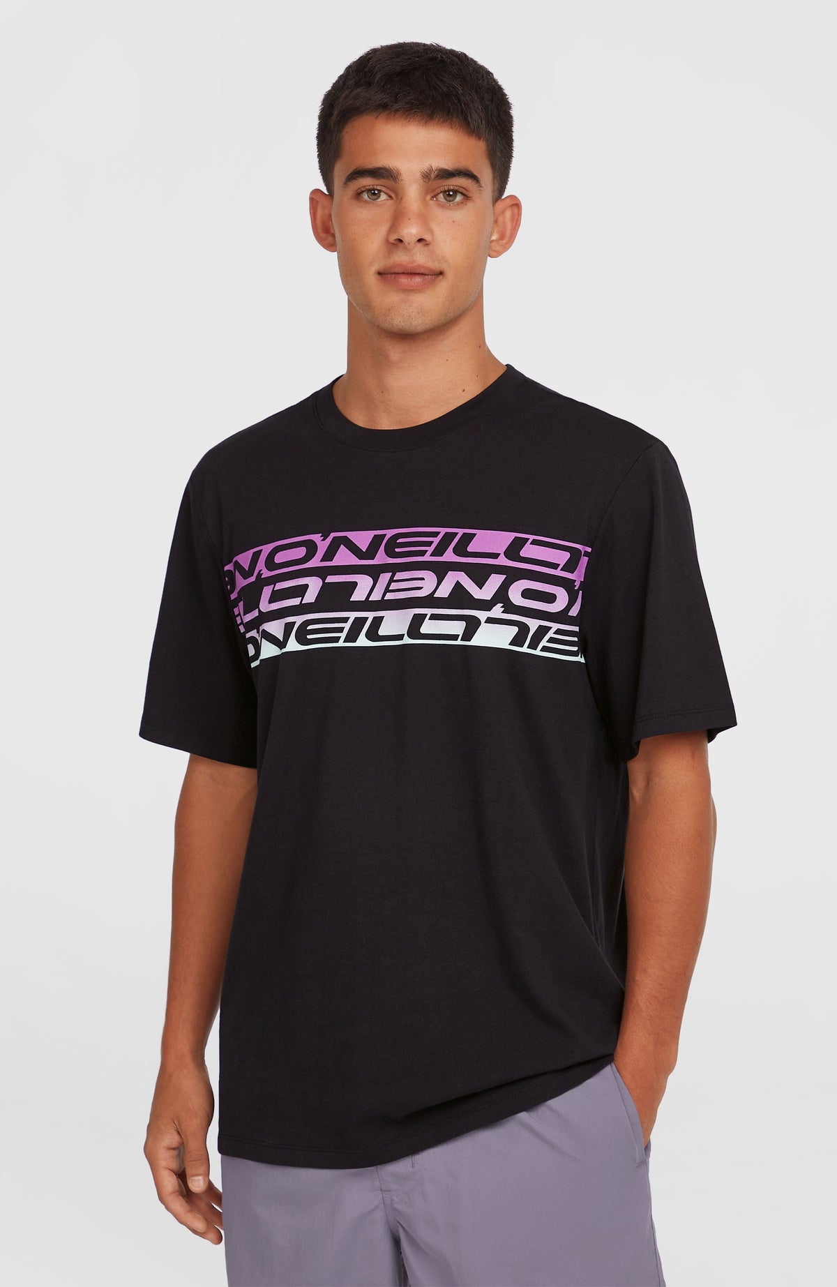 Stripe T-Shirt Black Out