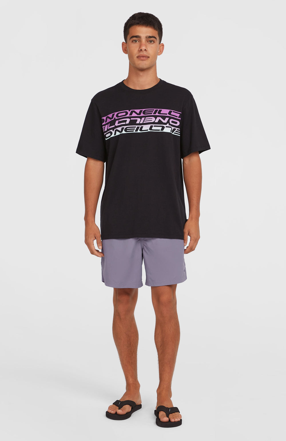 Stripe T-Shirt Black Out