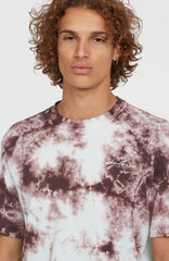 Tie Dye Graphic T-Shirt Purple Tie Dye Print