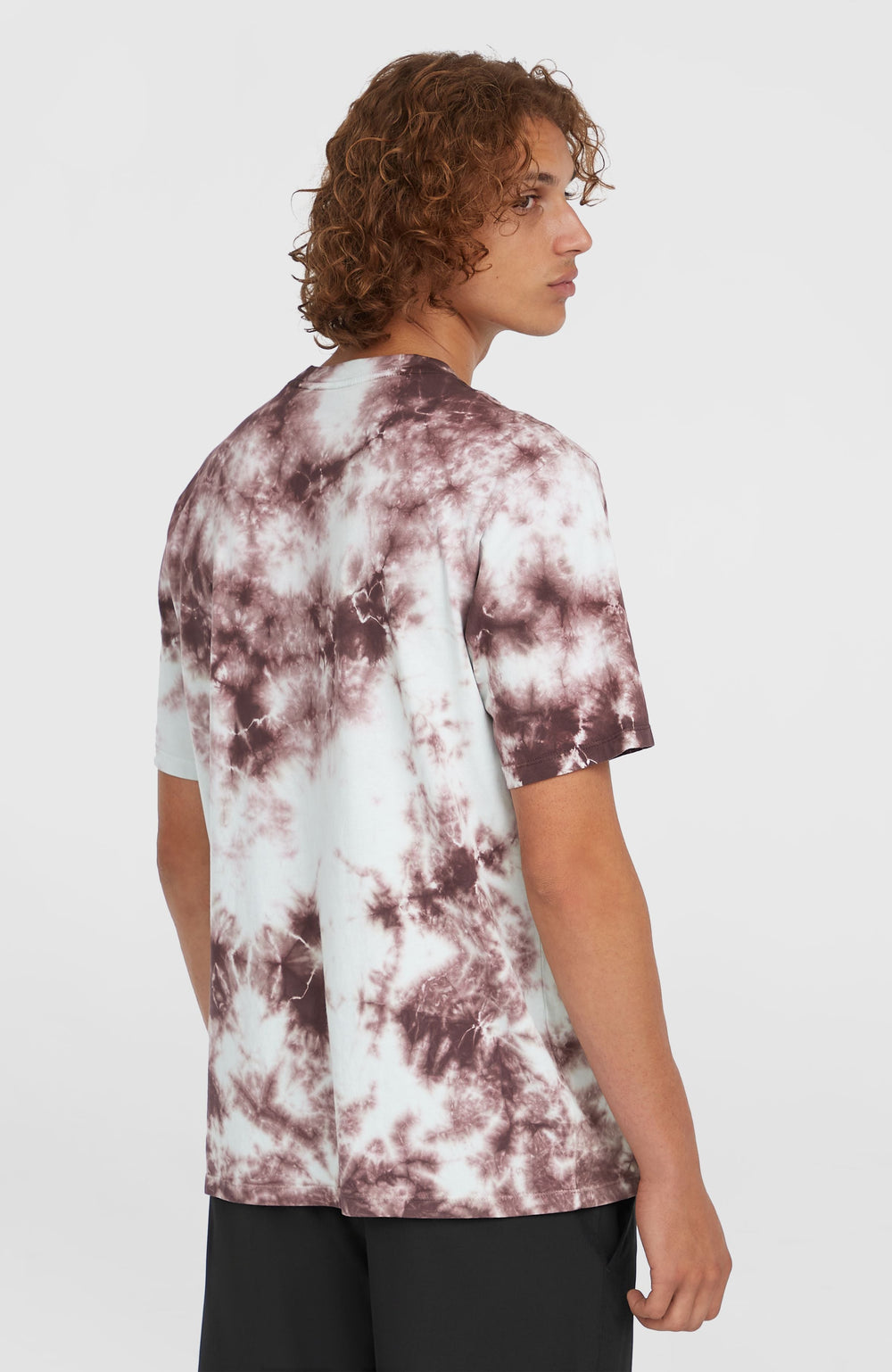 Tie Dye Graphic T-Shirt Purple Tie Dye Print