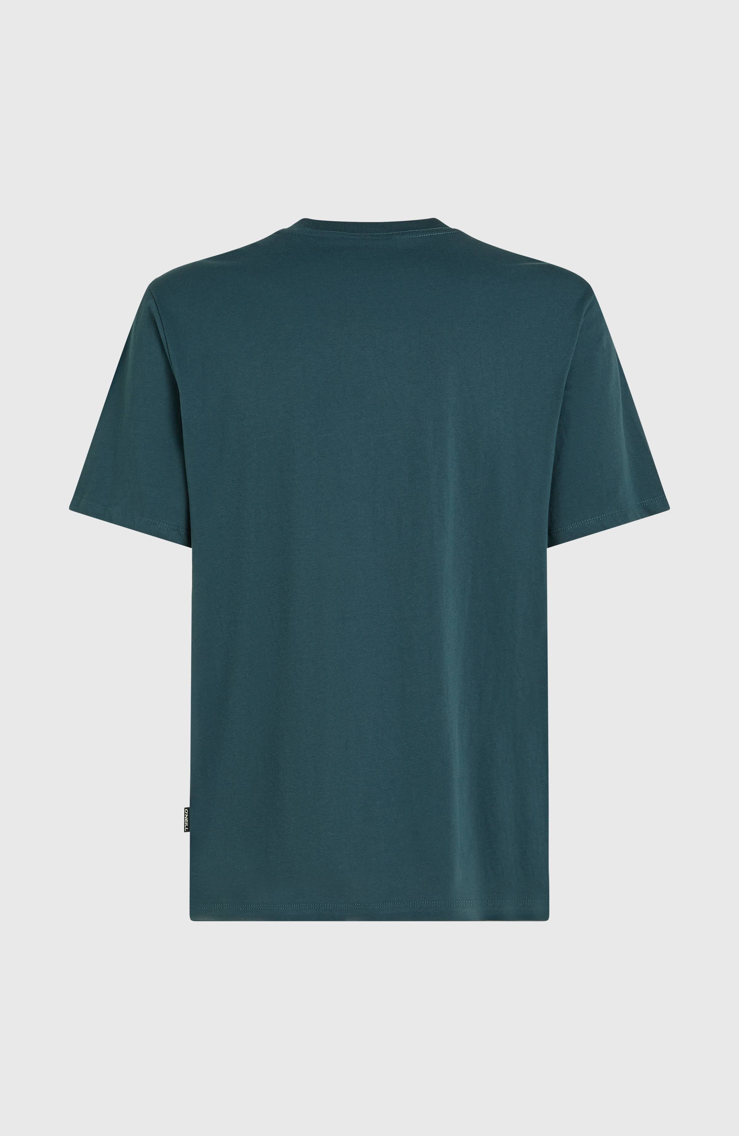 Chest Print T-Shirt Alma Steel