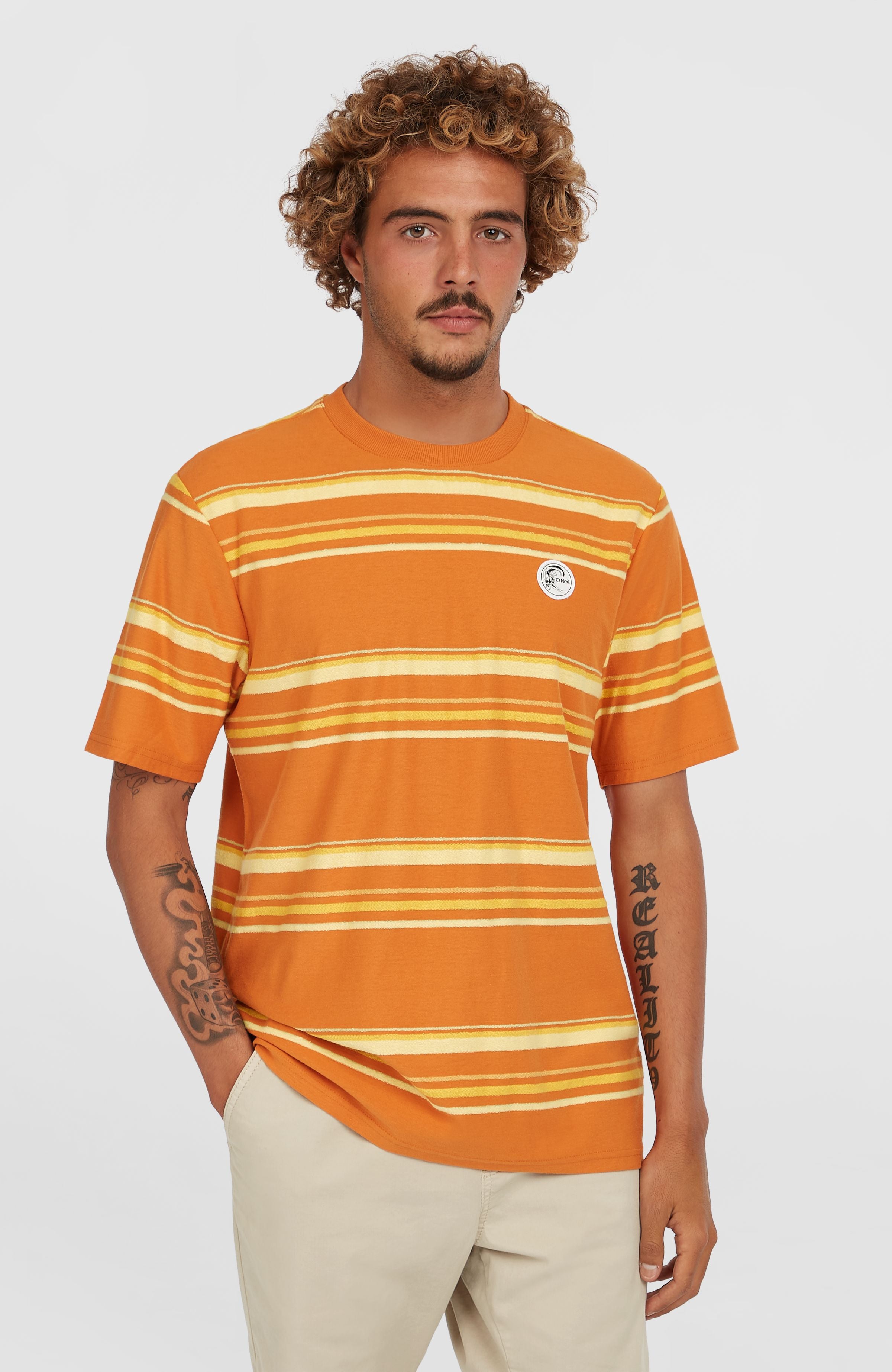 O'Riginals Stripe T-Shirt Orange Originals Retro Stripe
