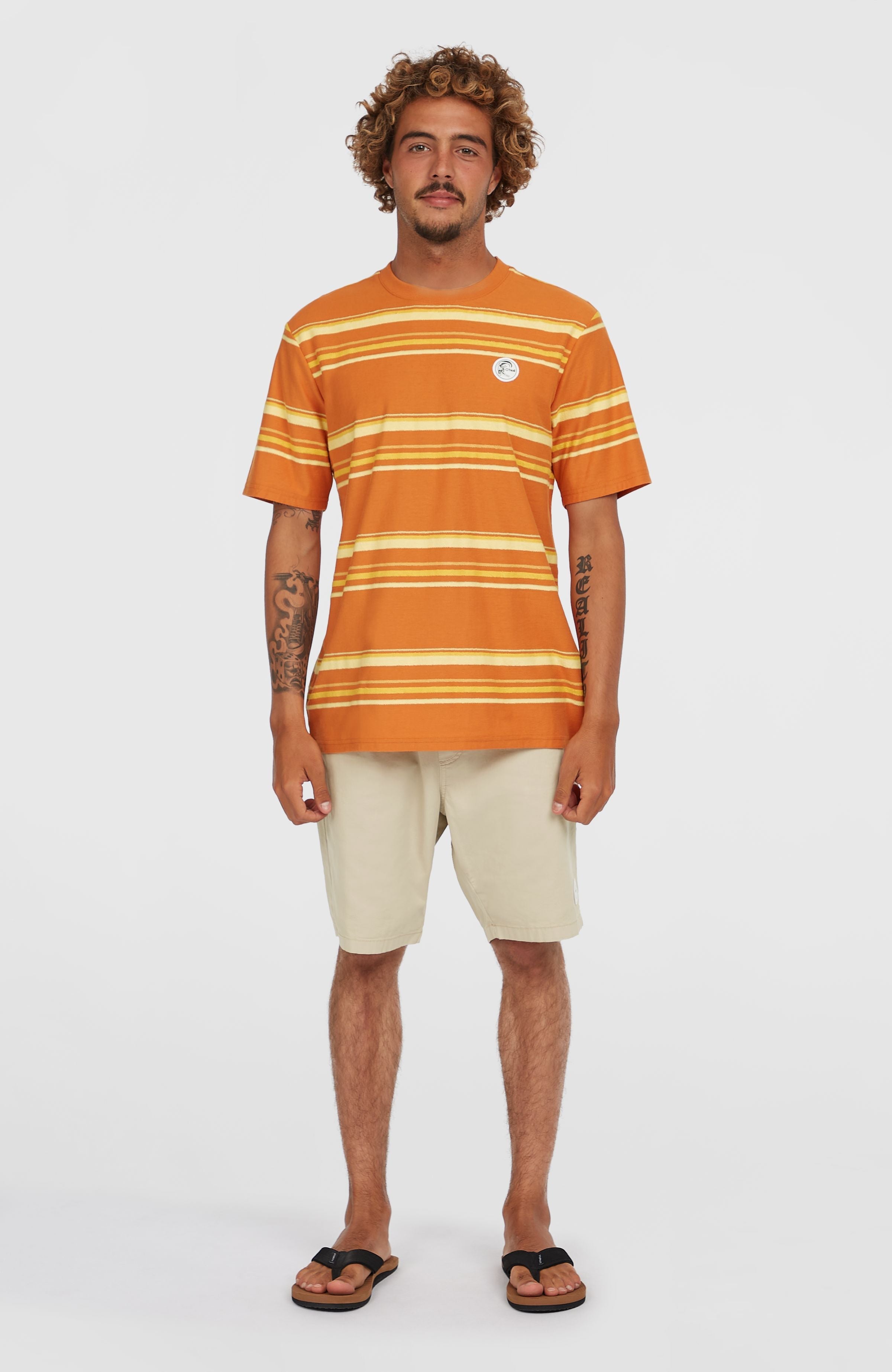 O'Riginals Stripe T-Shirt Orange Originals Retro Stripe