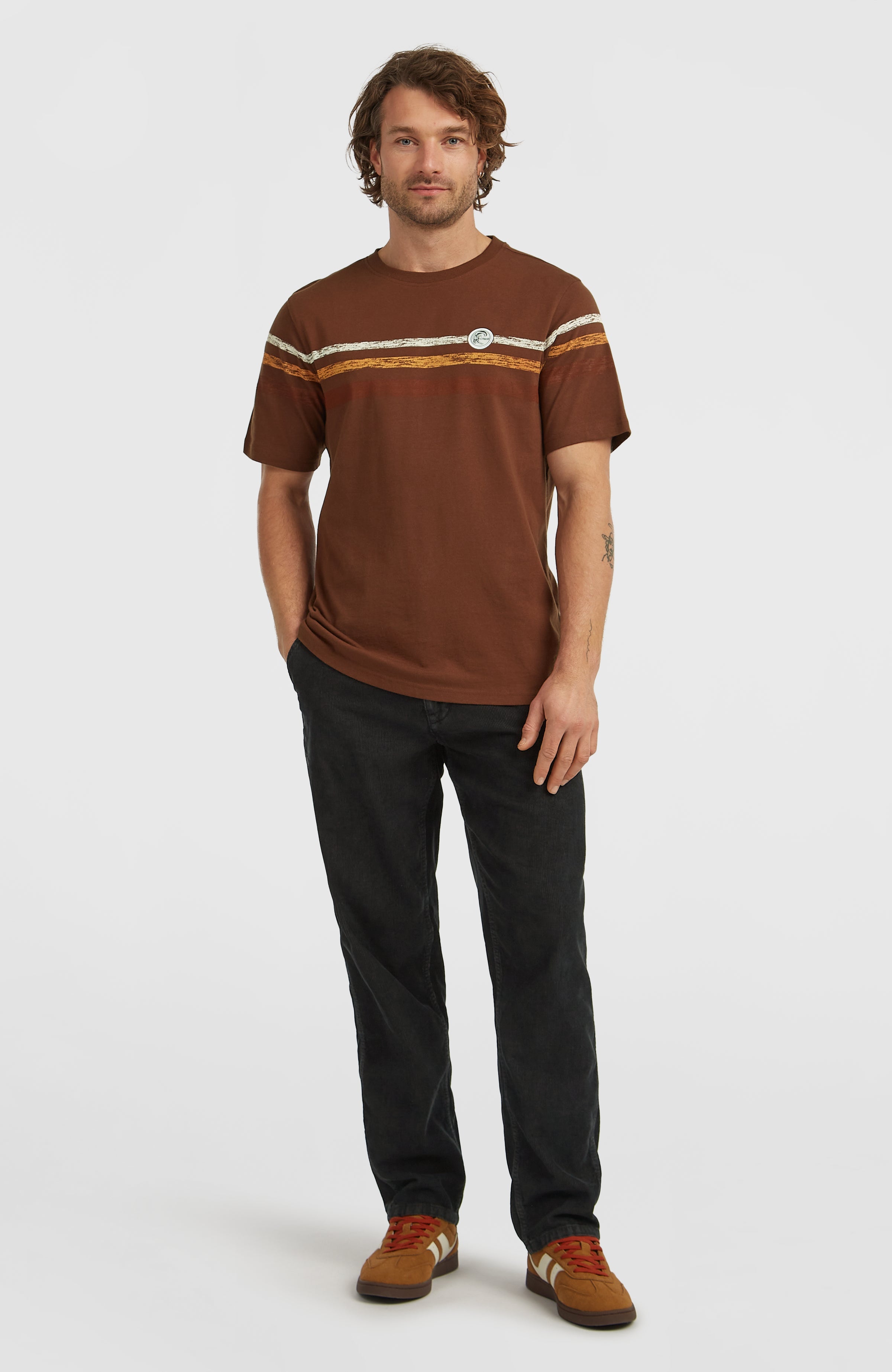 O'Riginals Stripe T-Shirt Hazel Spice