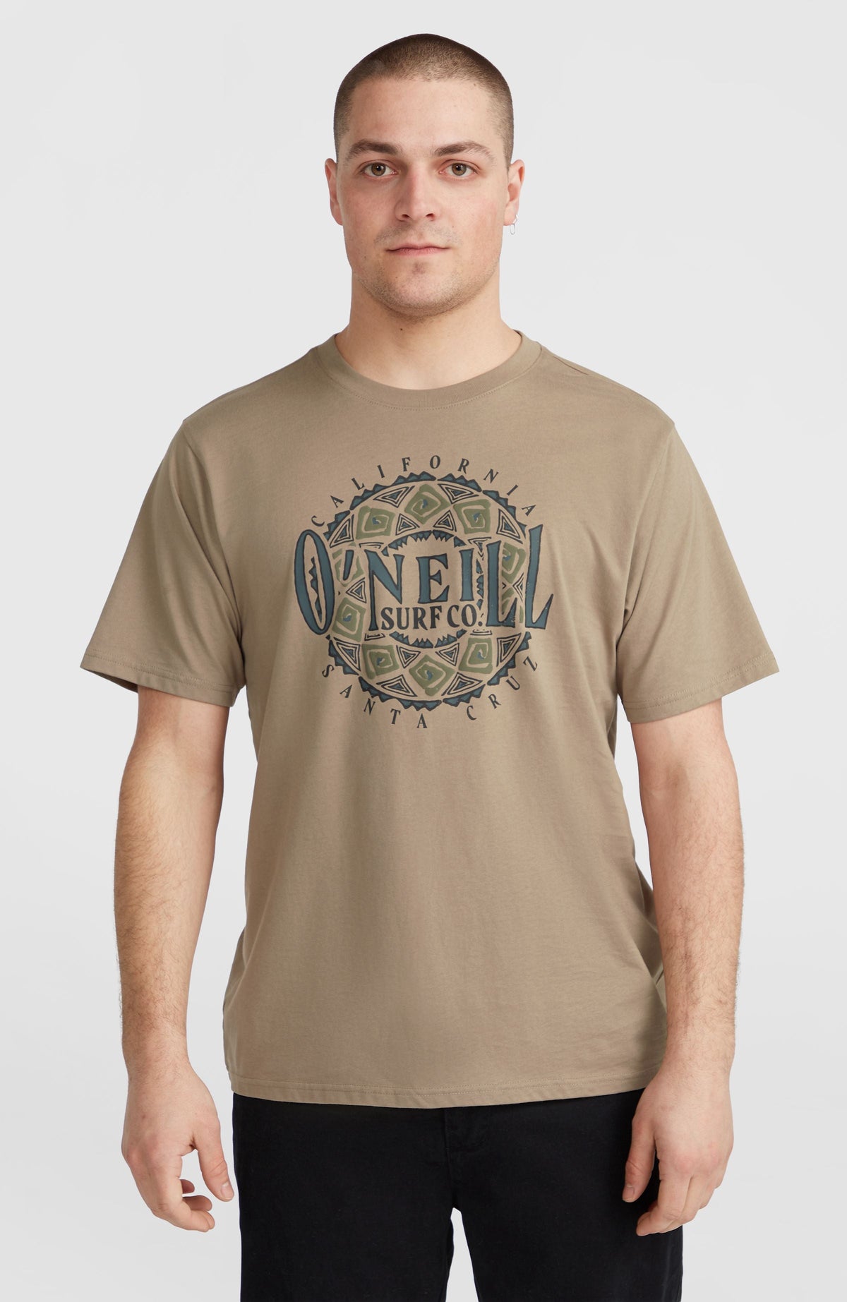 Ikat Graphic T-Shirt Concrete